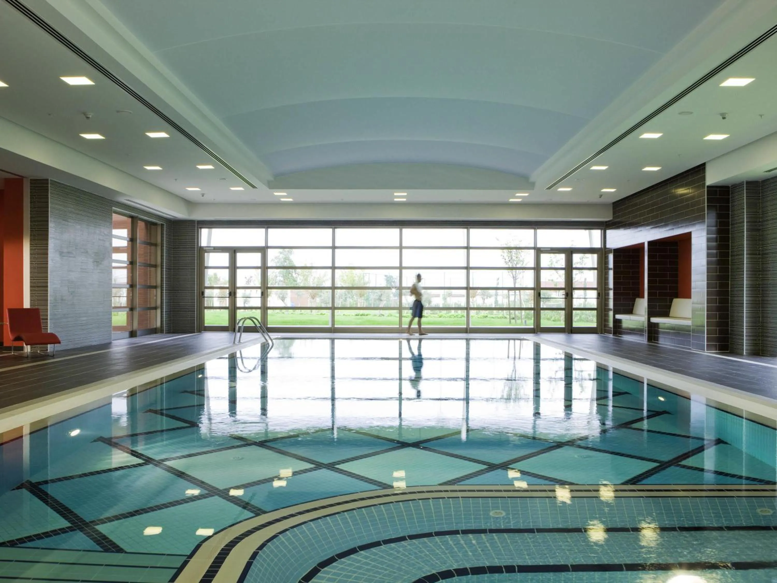 Pool view in Novotel Trabzon