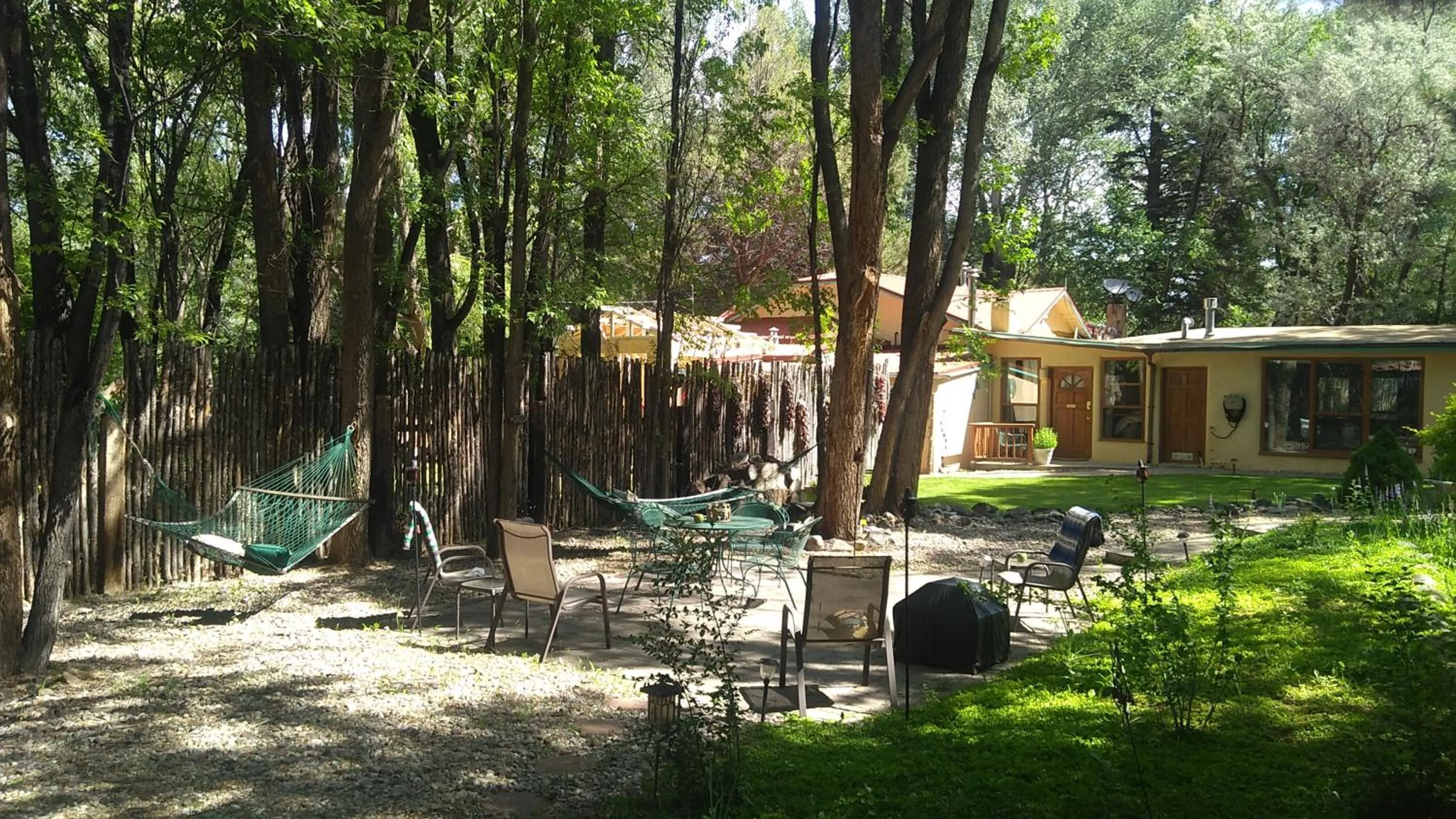 Patio in Dreamcatcher B&B