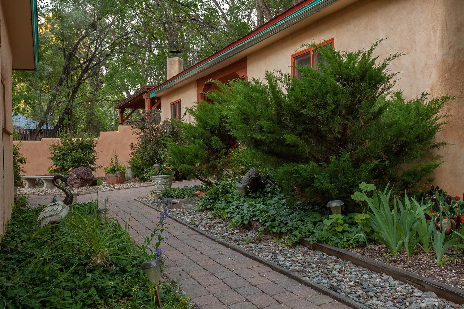 Garden in Dreamcatcher B&B