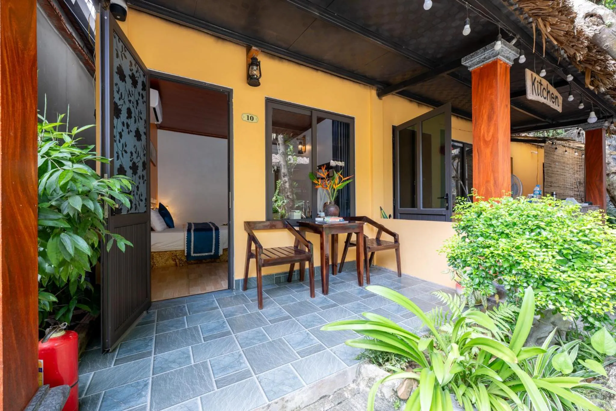 Patio in Tam Coc Luxury Homestay