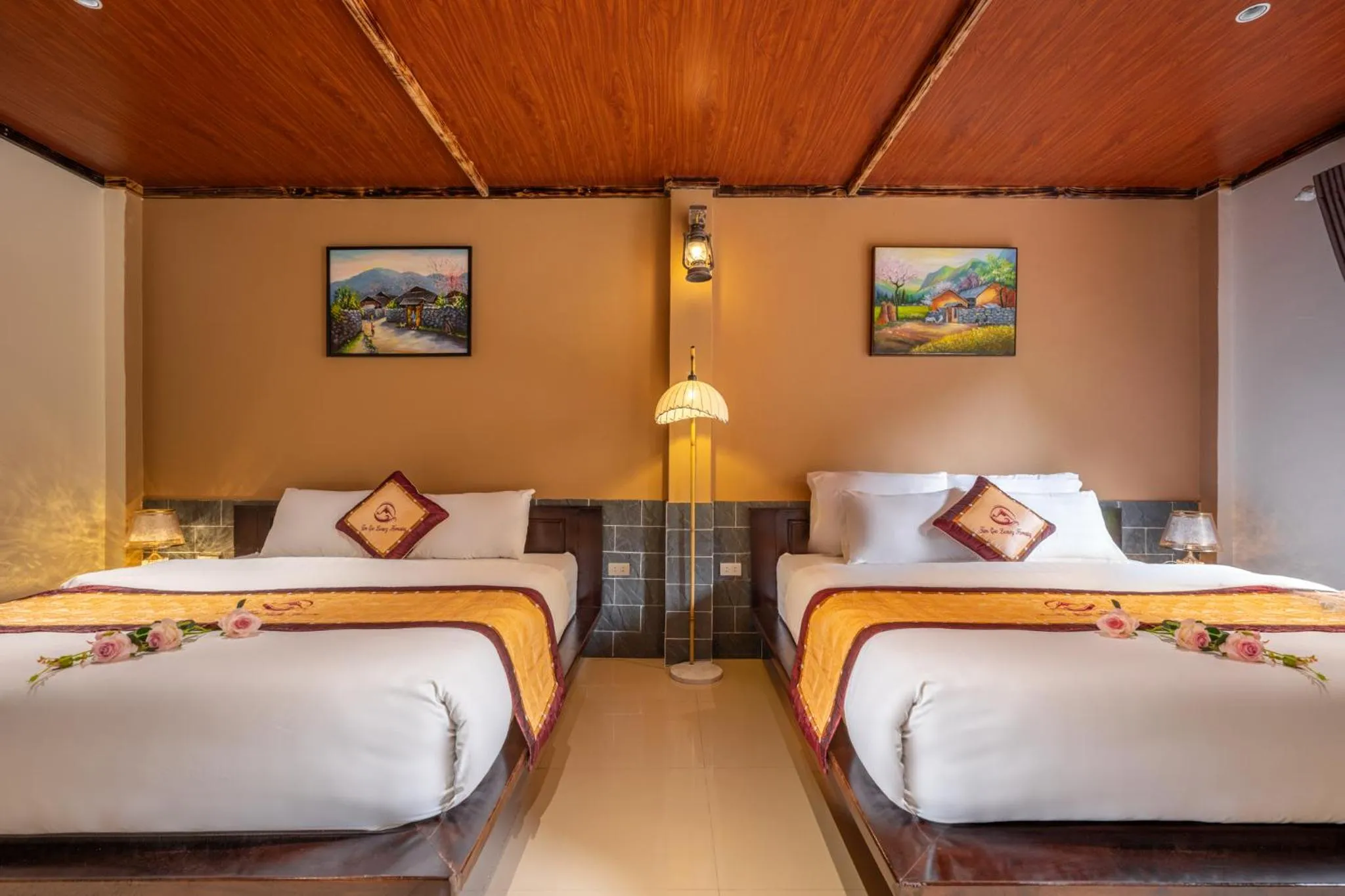 Bed in Tam Coc Luxury Homestay
