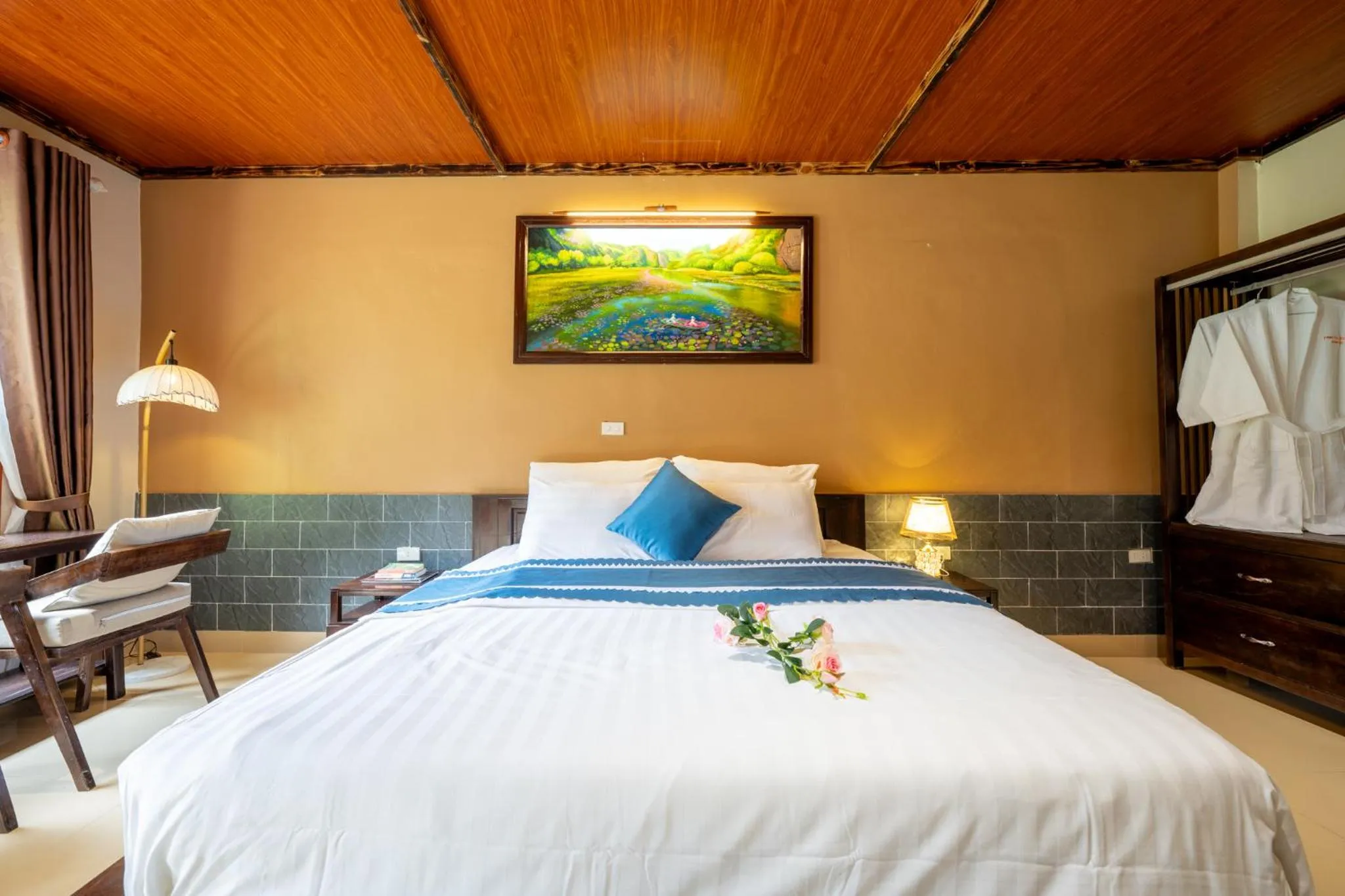 Bed in Tam Coc Luxury Homestay