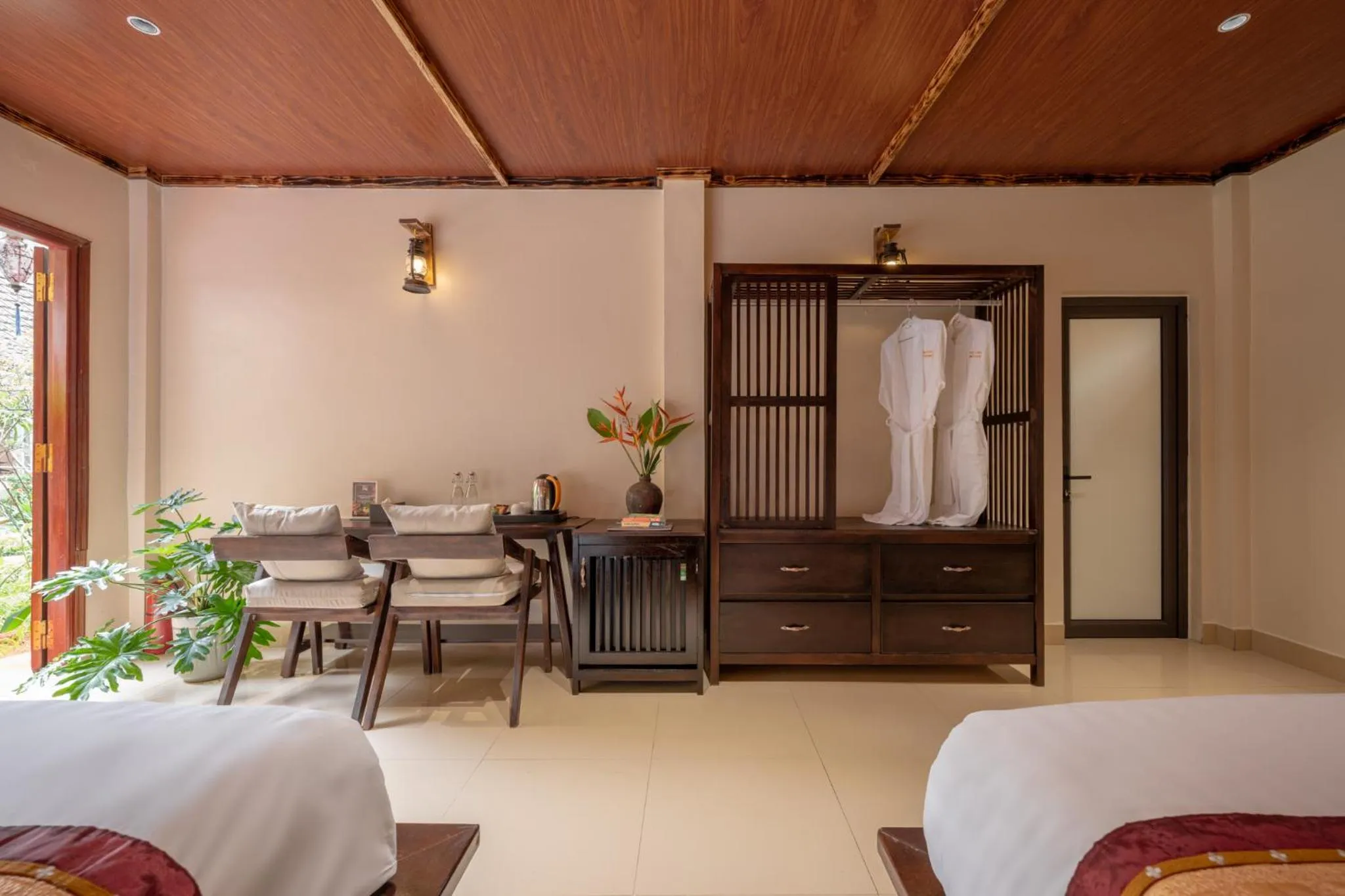 Seating area, Bed in Tam Coc Luxury Homestay