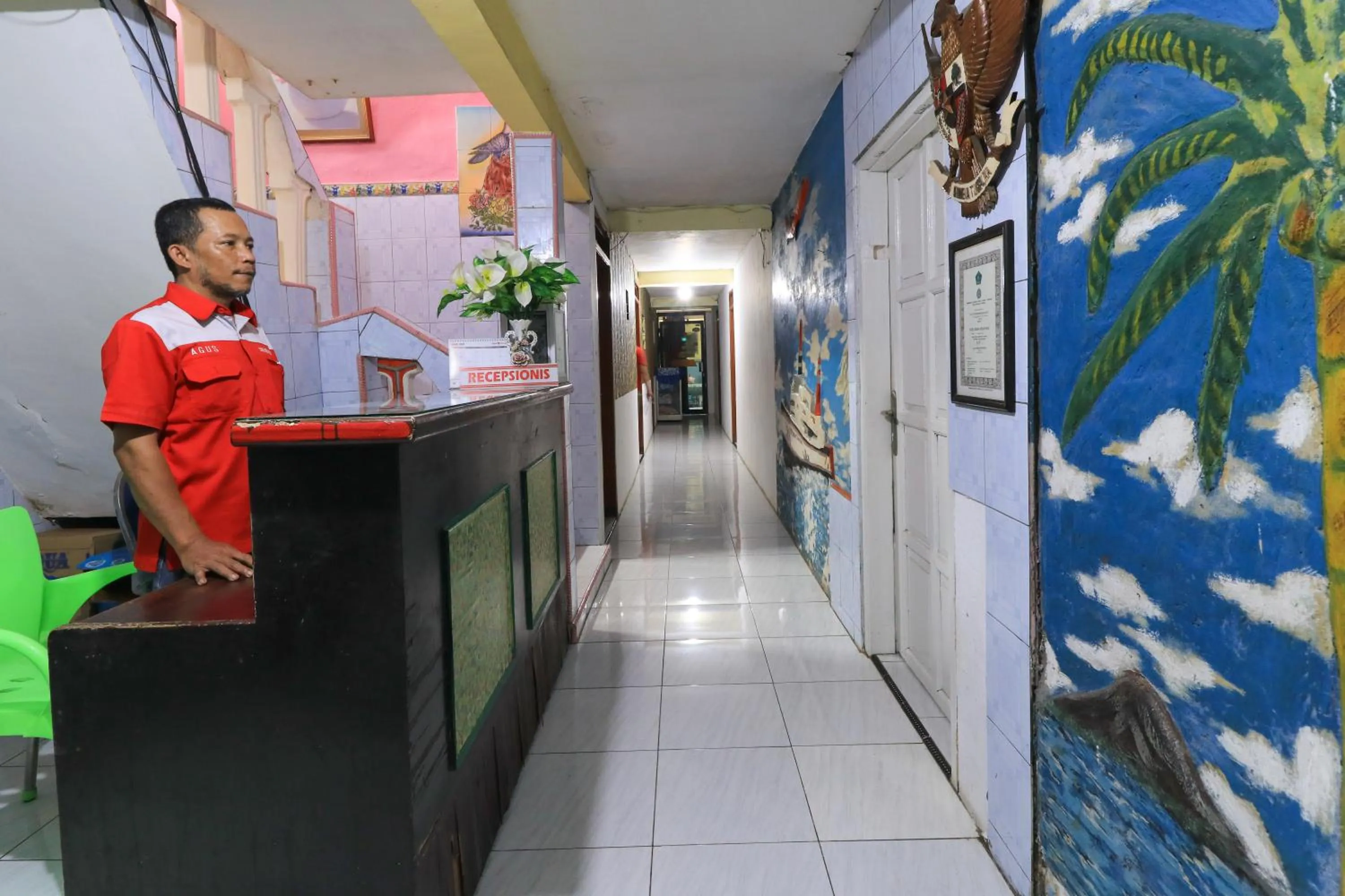 Lobby or reception in Dharmawati Homestay Syariah at Terminal Purabaya