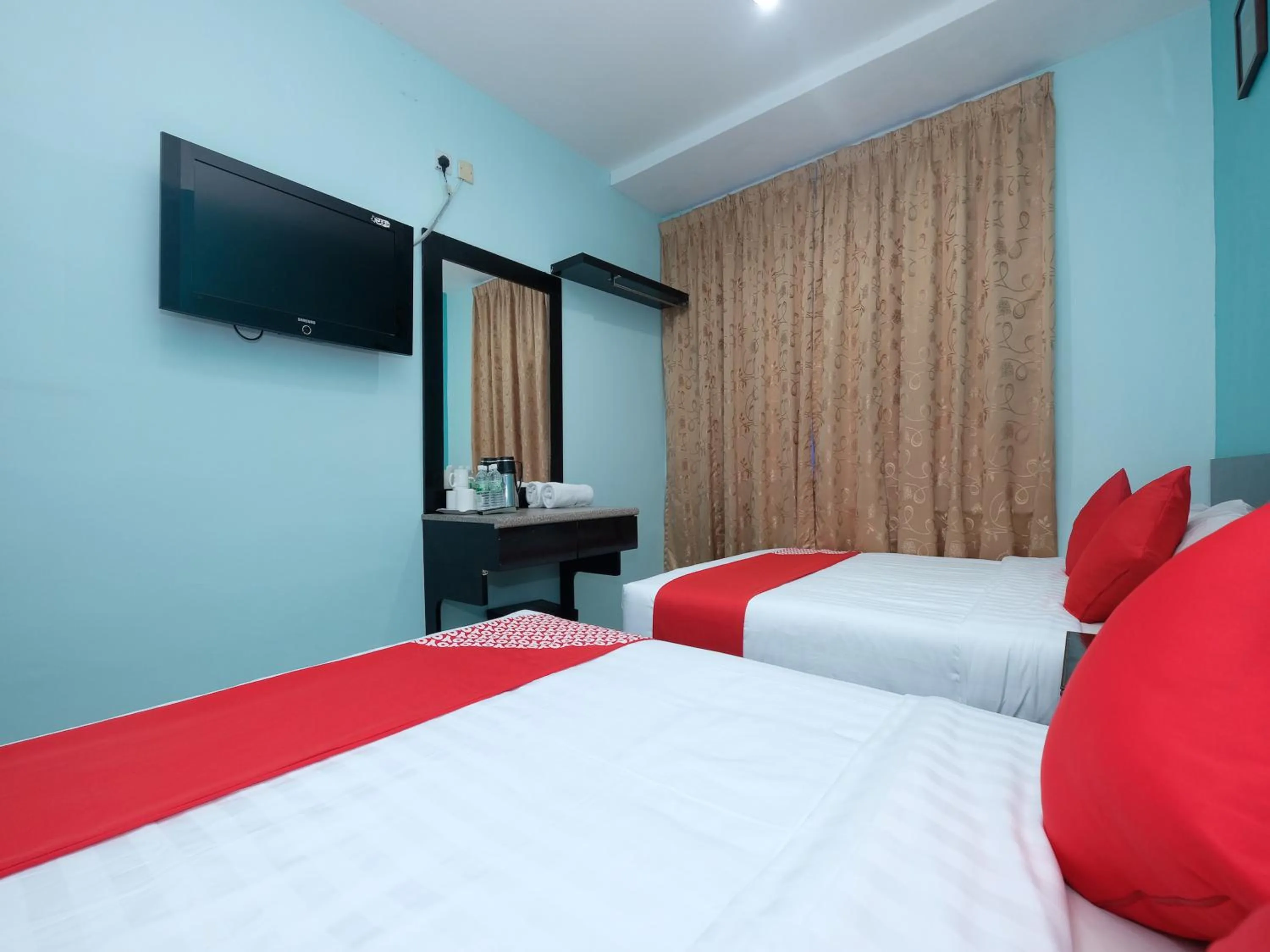 Bed in Marjan Hotel Sdn Bhd