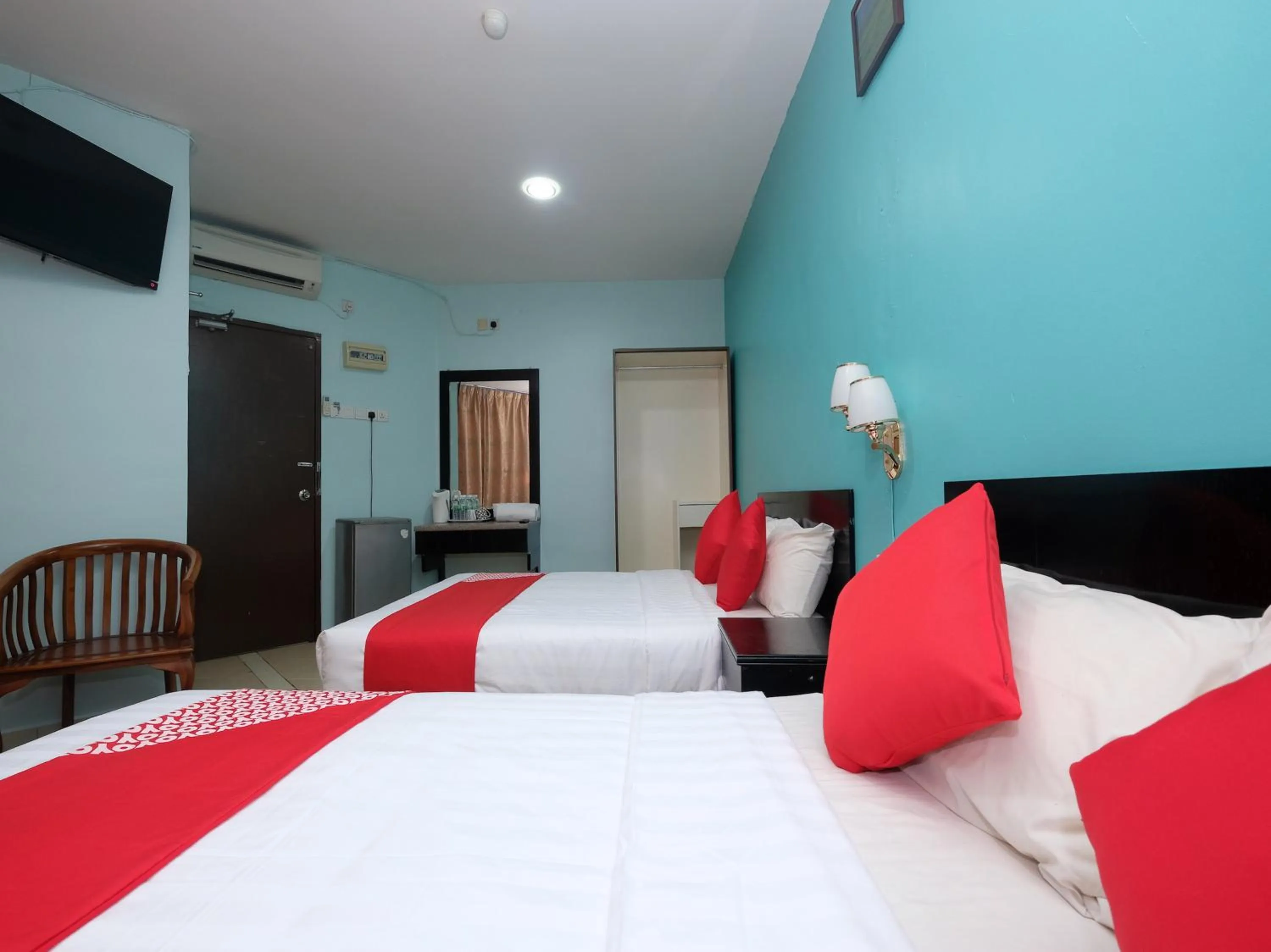 Bed in Marjan Hotel Sdn Bhd