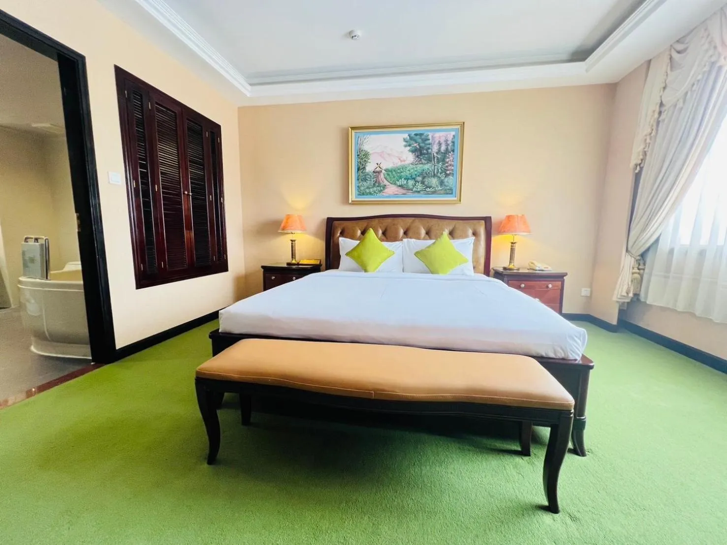 Bedroom, Bed in Savan Resorts