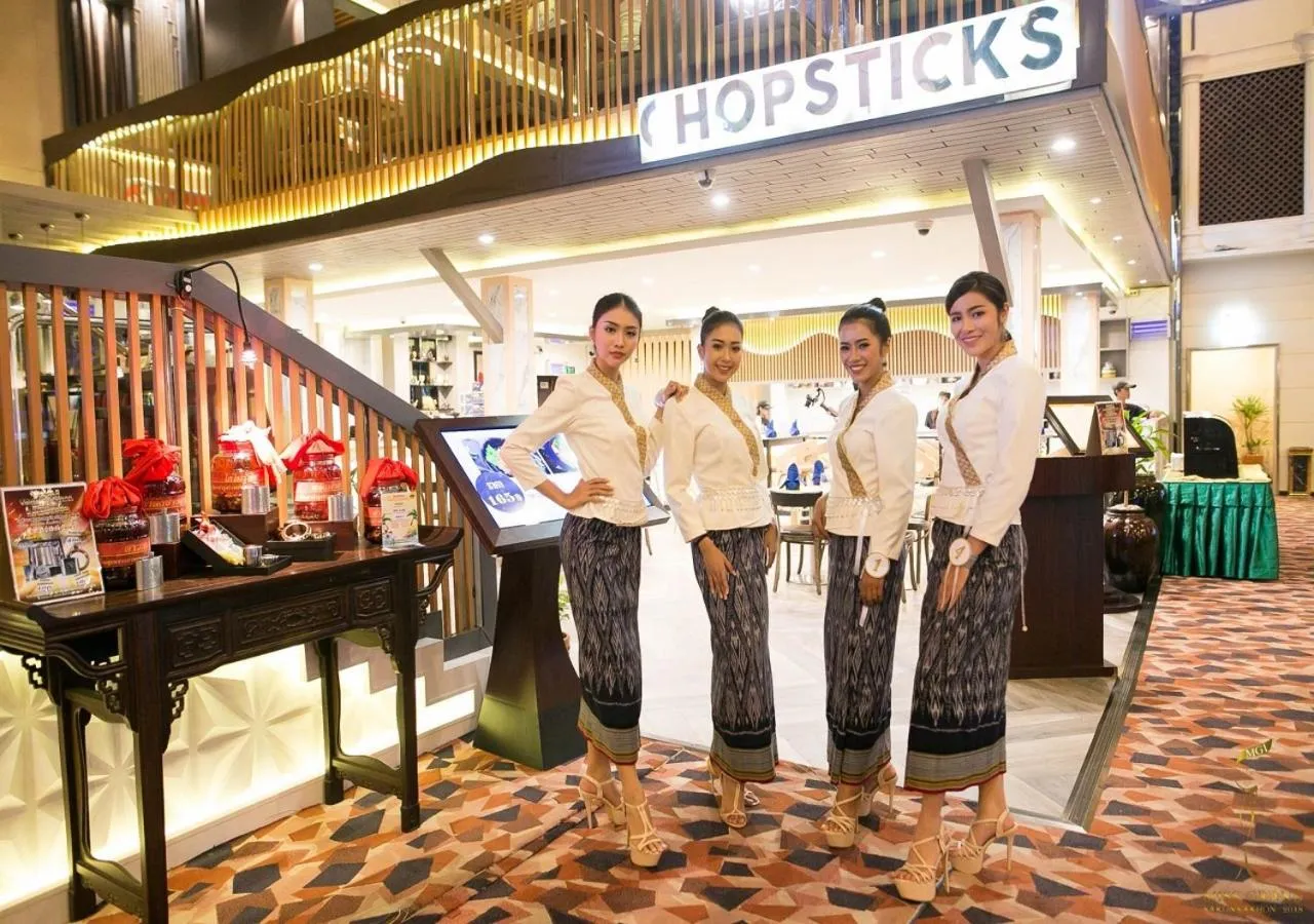 Asian breakfast in Savan Resorts