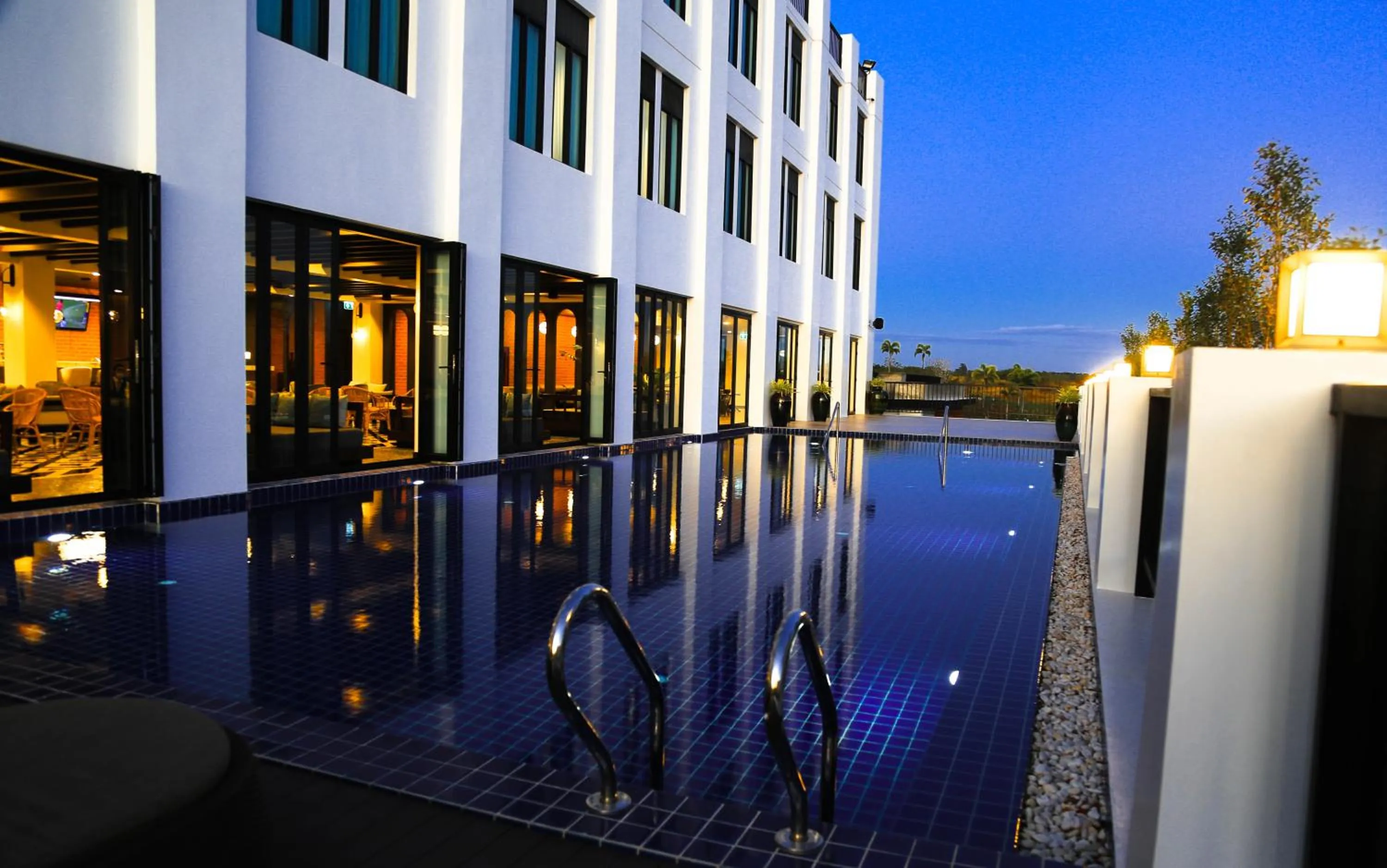 Swimming pool in Savan Resorts