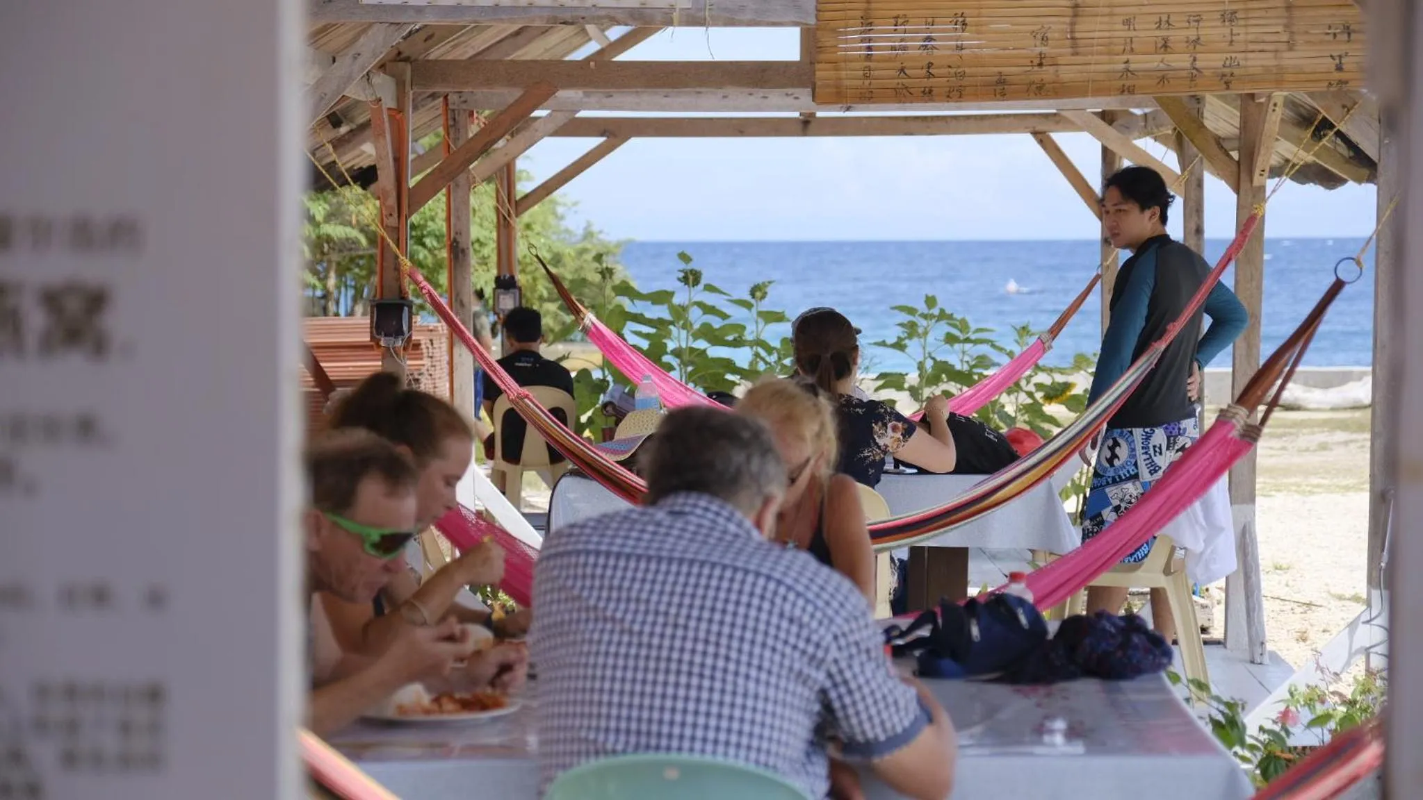 People in Jelly Sea Resort