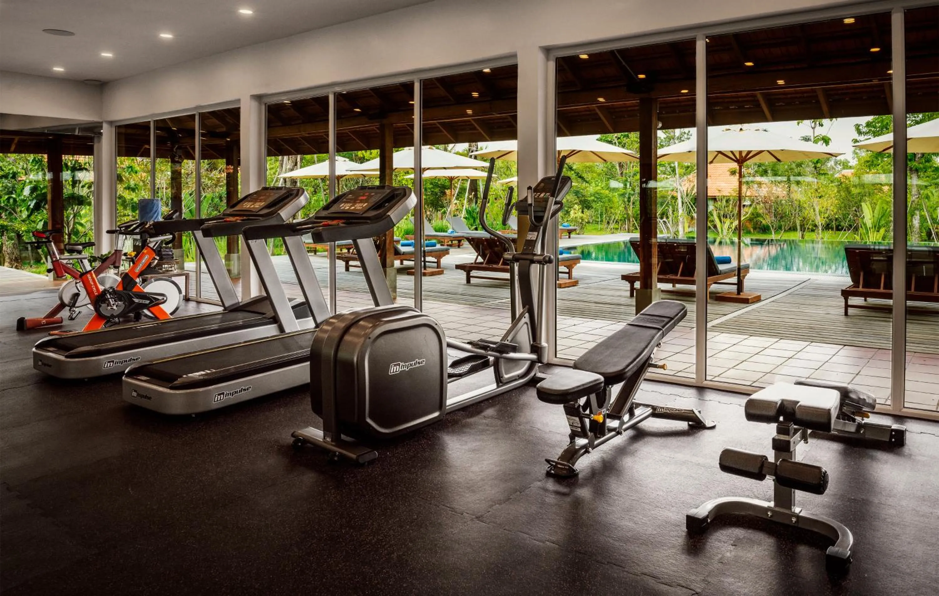Fitness centre/facilities in Farmhouse Resort & Spa