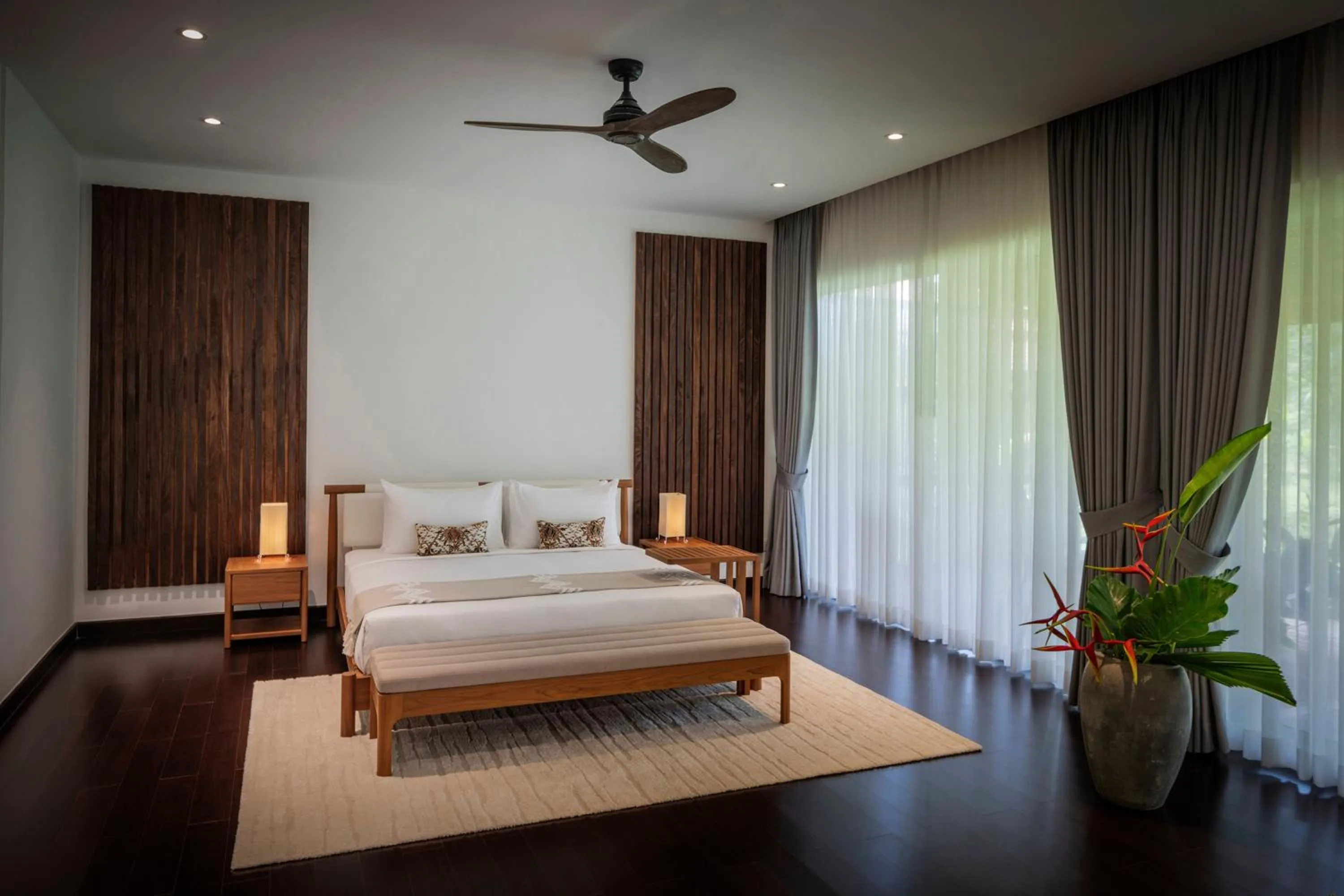 Bed in Farmhouse Resort & Spa