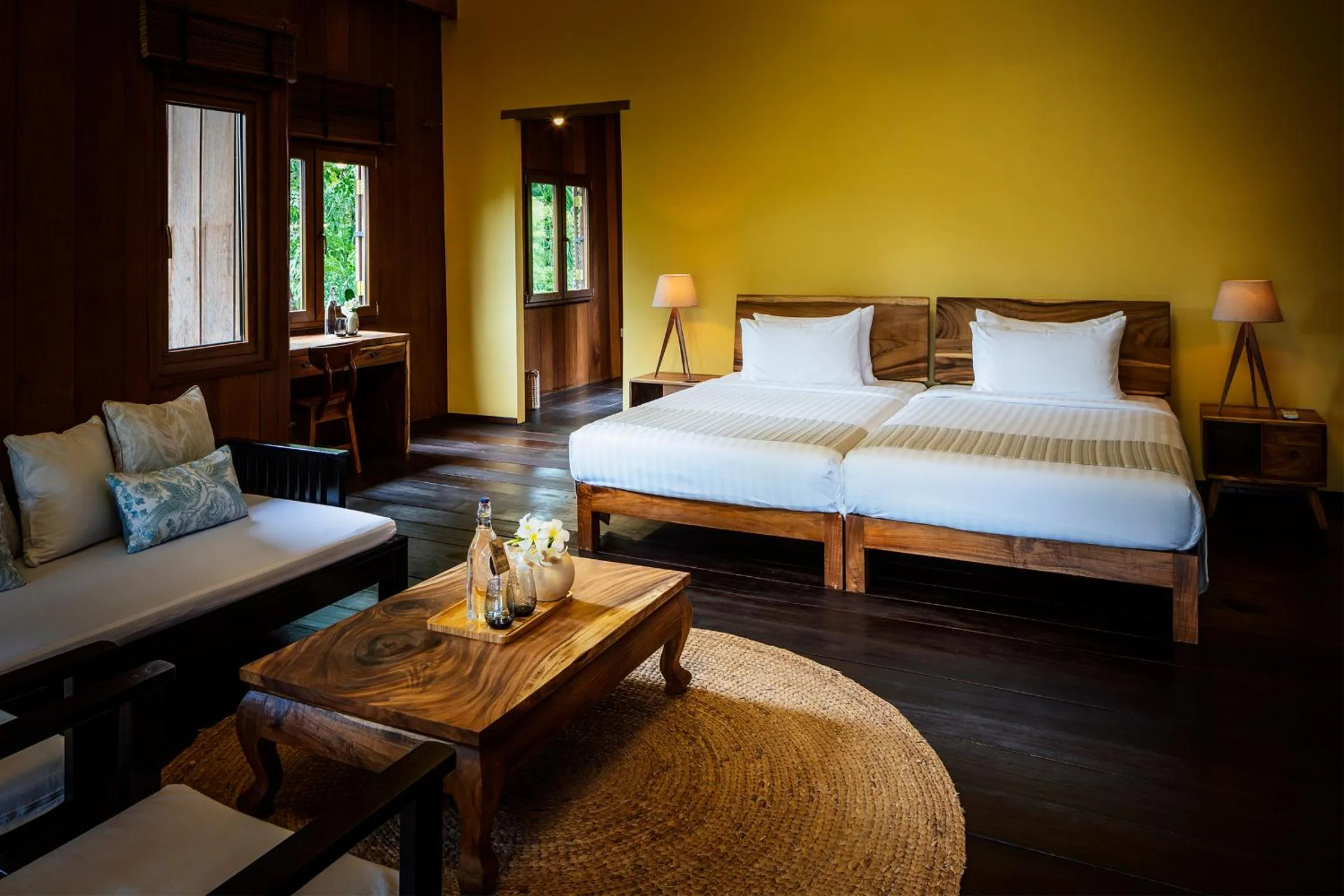 Bedroom, Bed in Farmhouse Resort & Spa