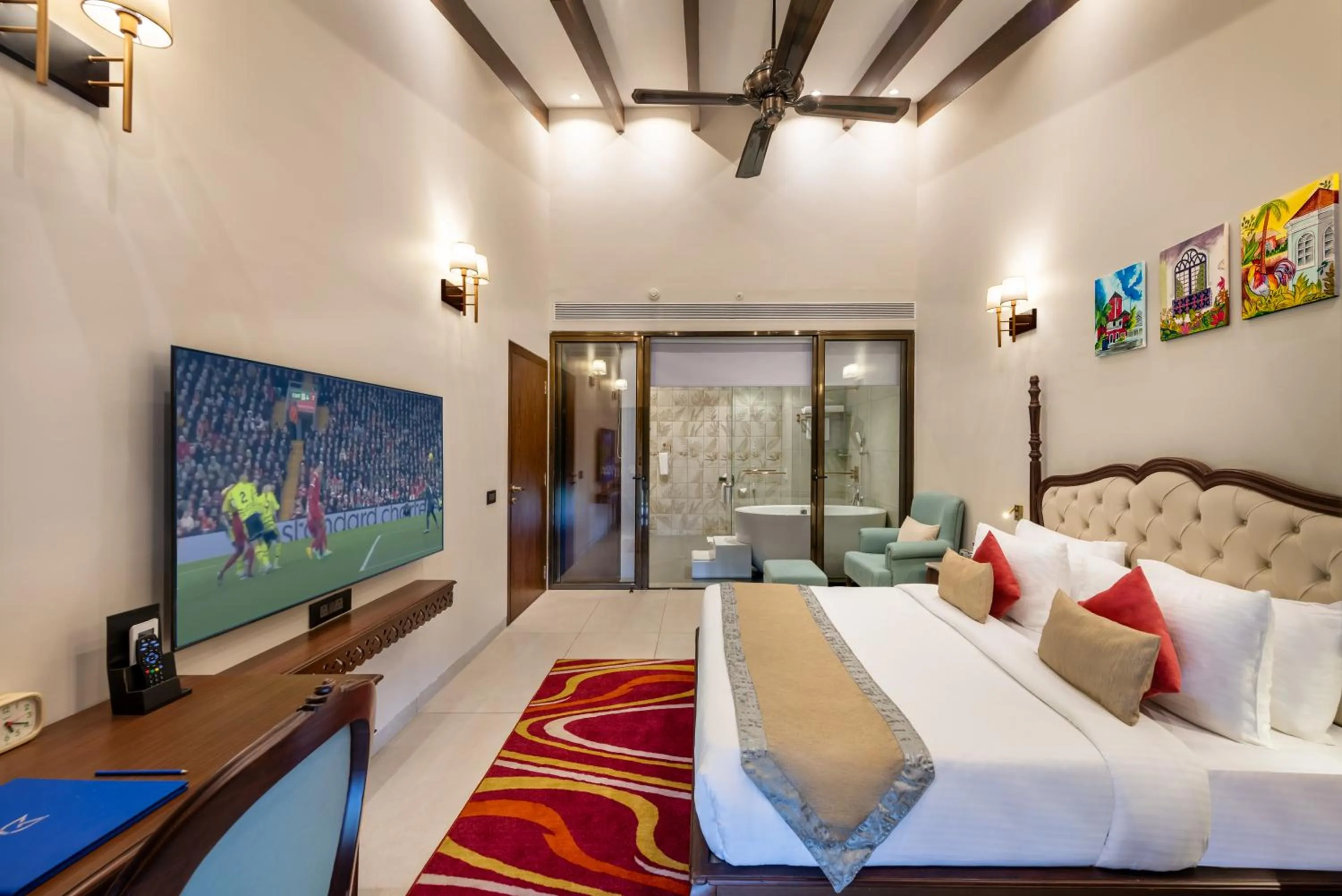 Bed in Golden Tulip Candolim, Goa