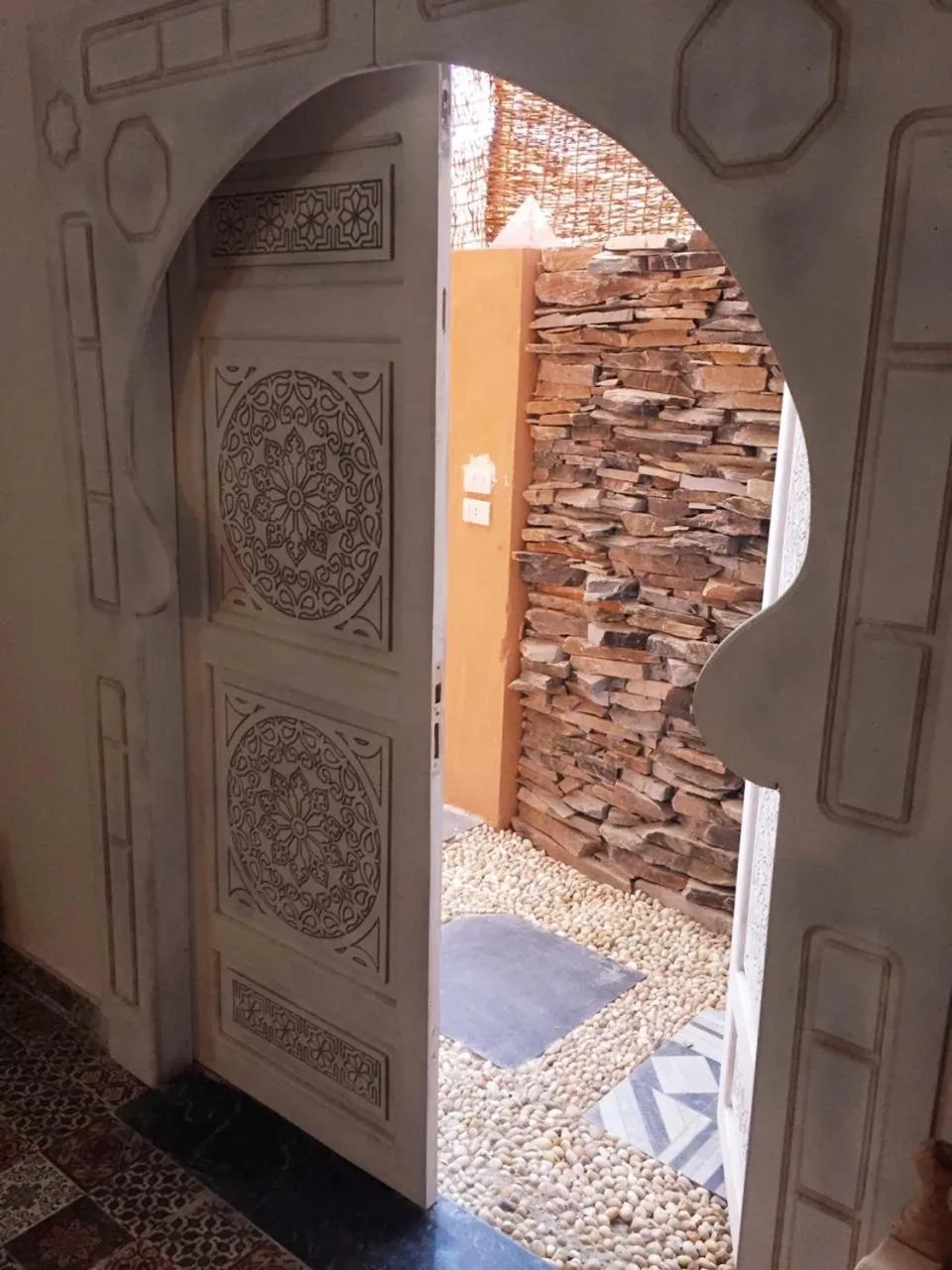 Balcony/Terrace in Arabian Nights Pyramids Guesthouse