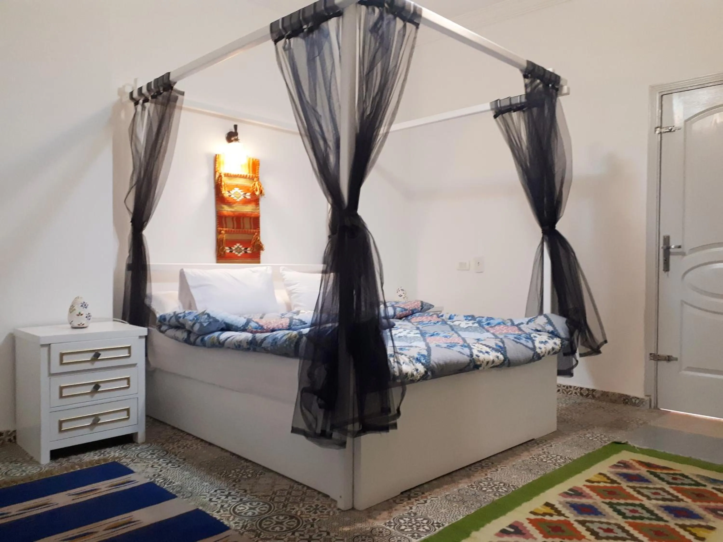 Bedroom, Bed in Arabian Nights Pyramids Guesthouse