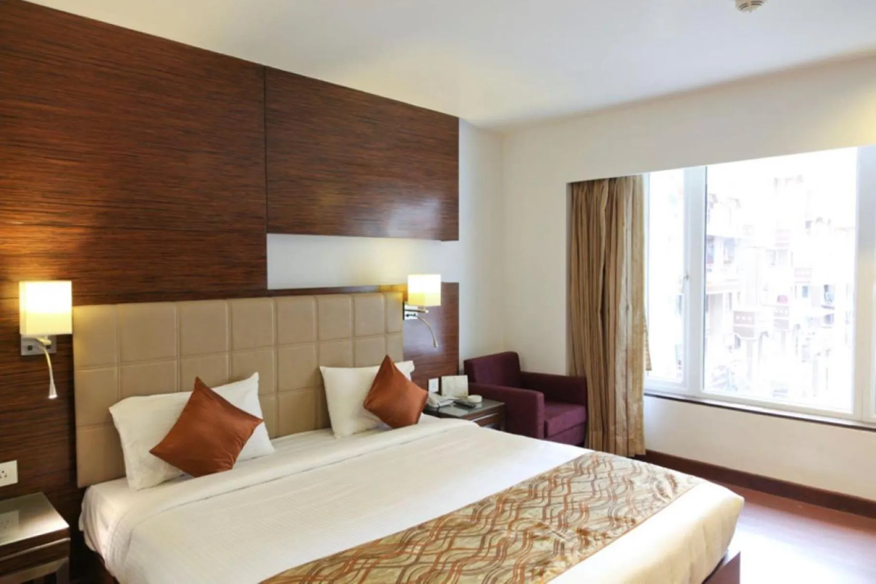 Bedroom, Bed in Hotel Suba Star Ahmedabad