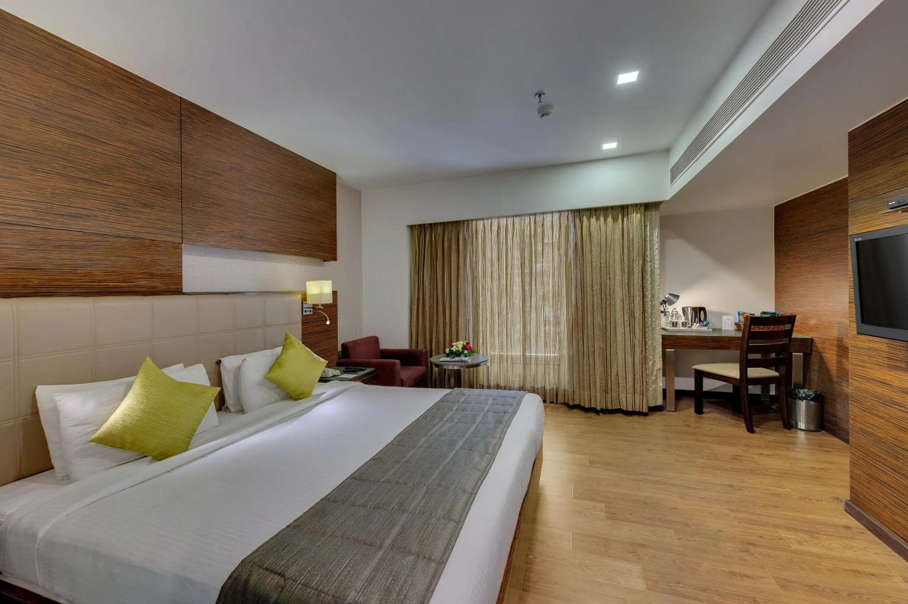 Bedroom, Bed in Hotel Suba Star Ahmedabad
