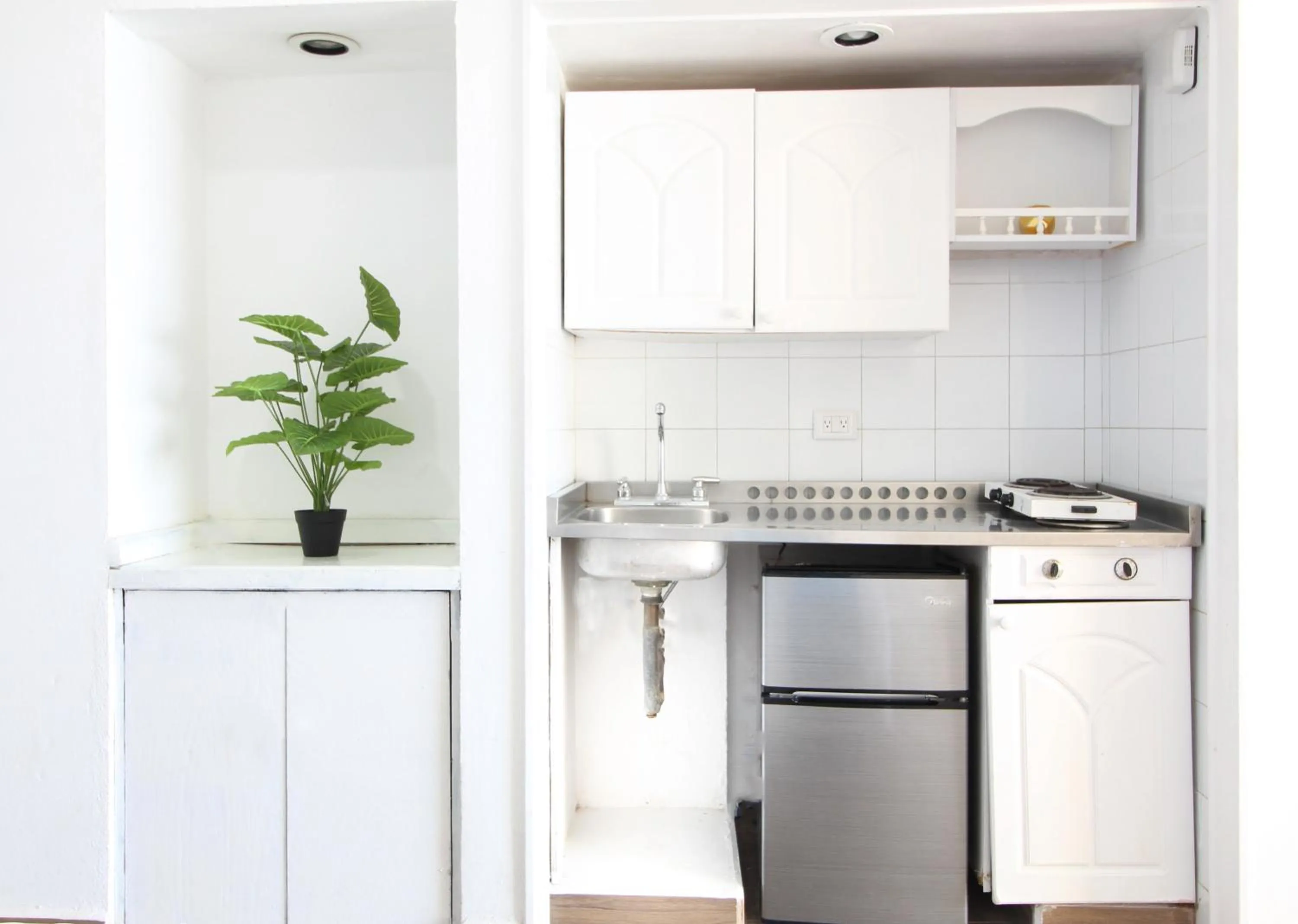 Kitchen or kitchenette in Suites Torres Gemelas VIP