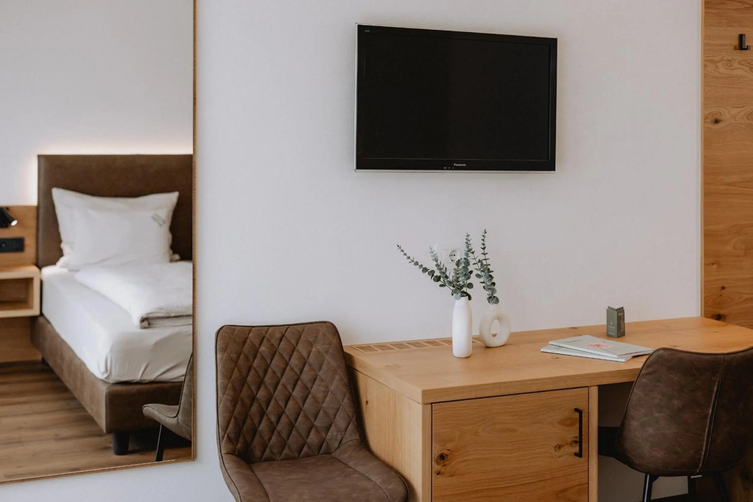 Bed in Garni-Hotel Farmerhof