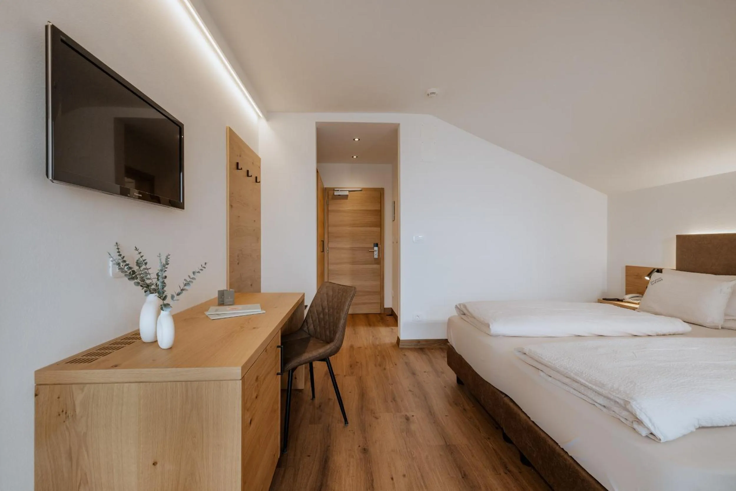 Bed in Garni-Hotel Farmerhof