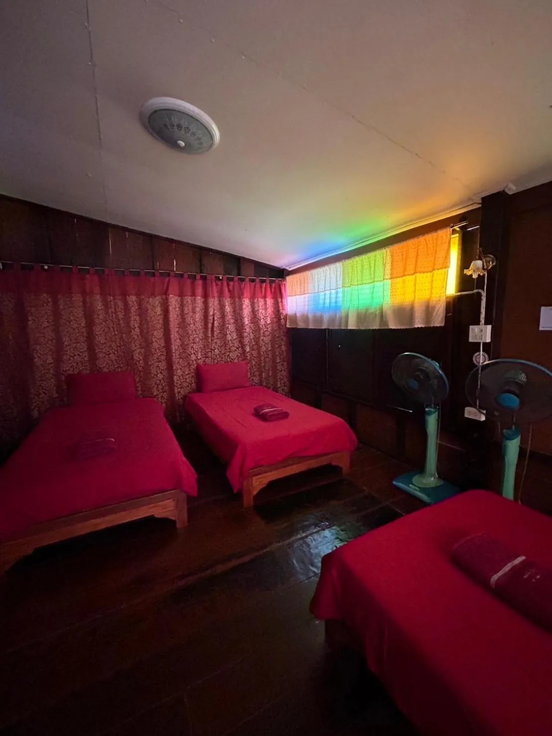 Bed in Baan Are Gong Riverside Homestay