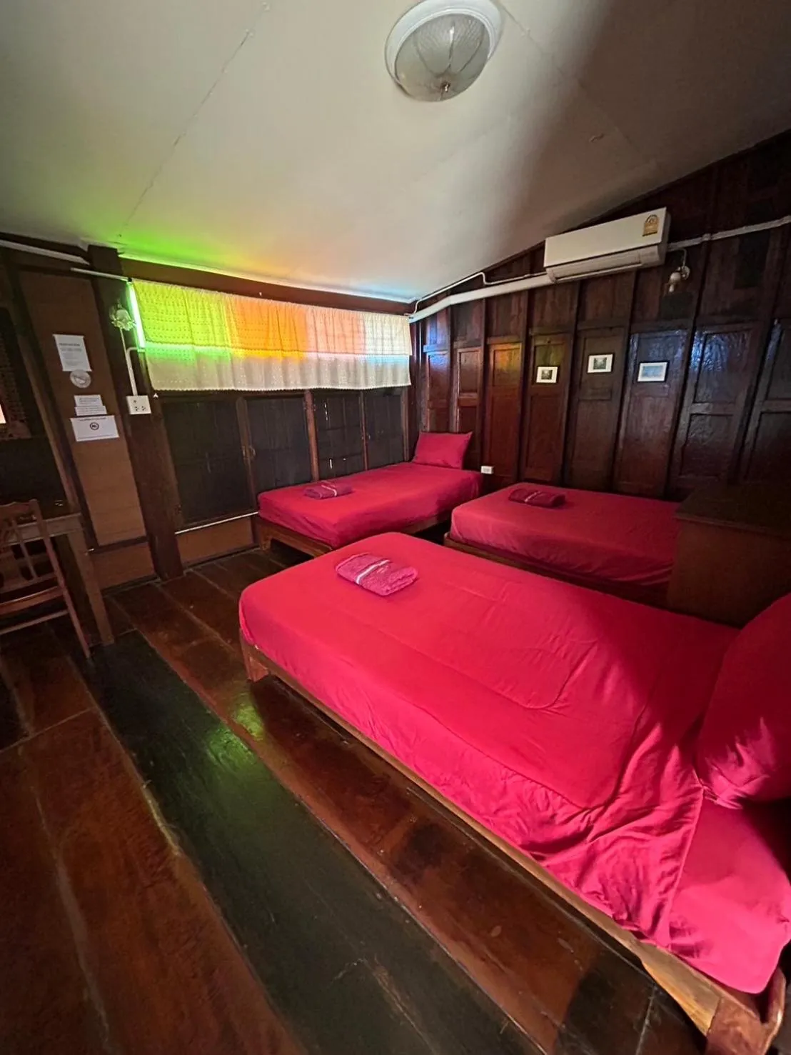 Bed in Baan Are Gong Riverside Homestay