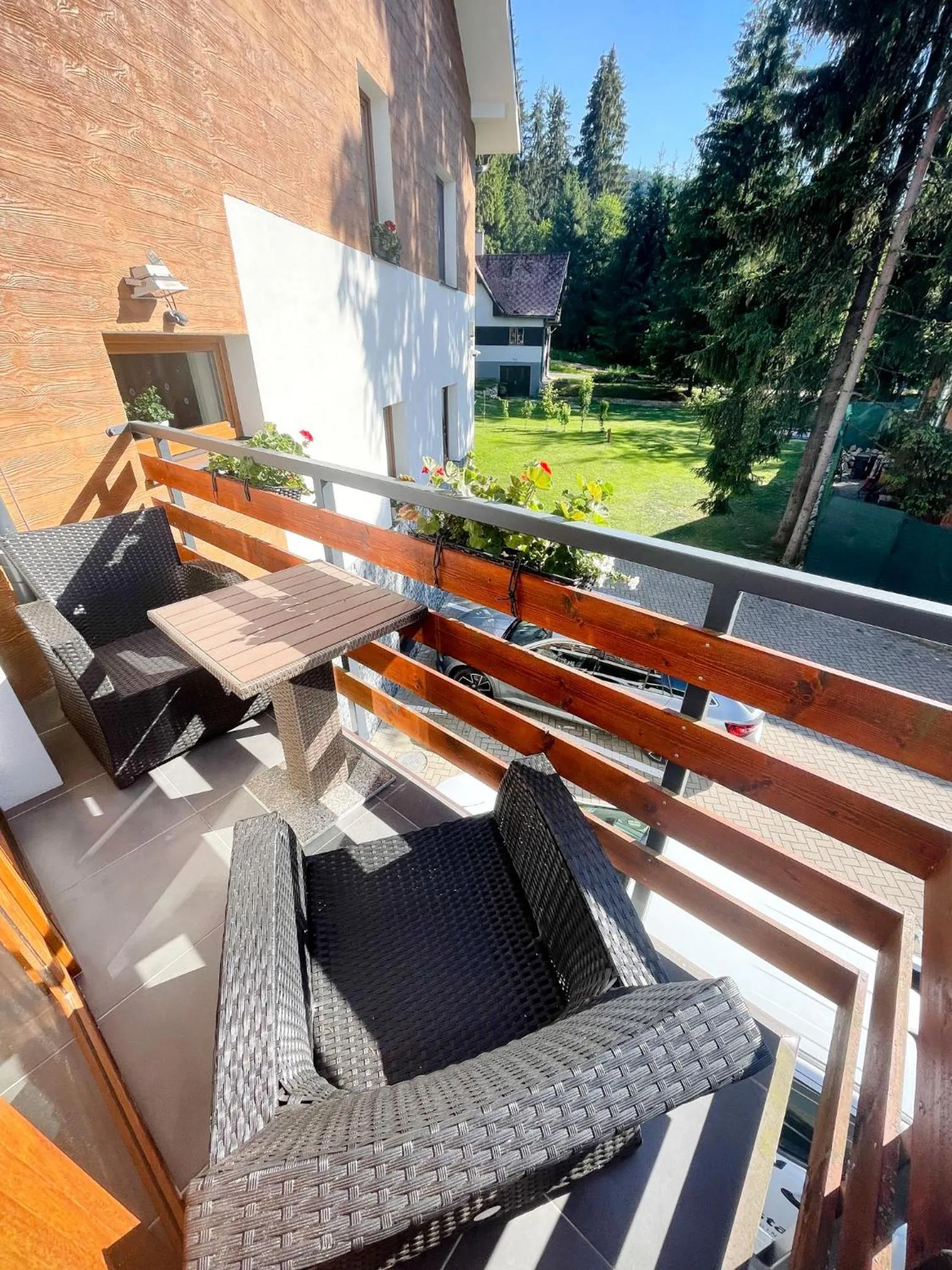 Balcony/Terrace in Apartmany Vila Vista
