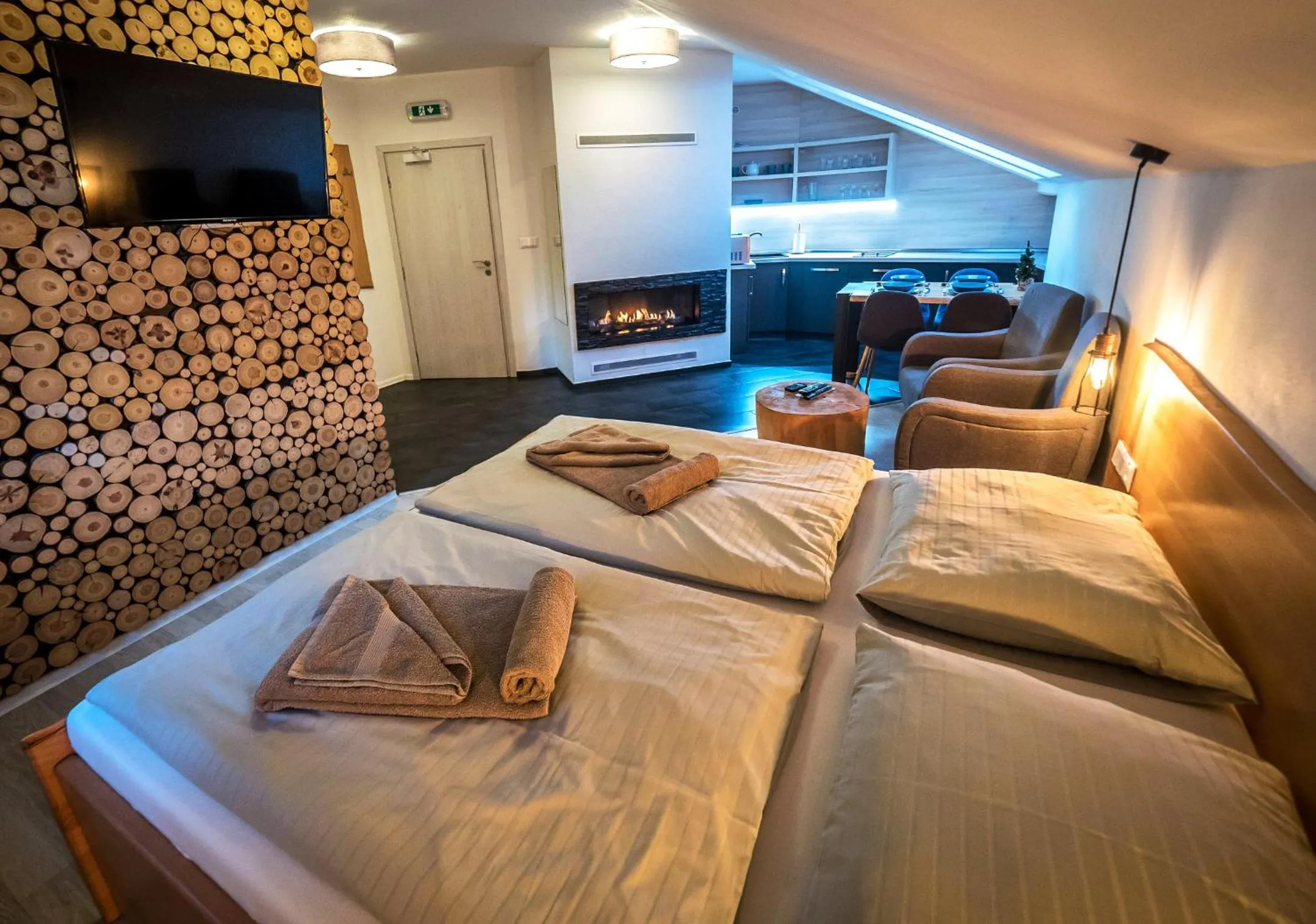 View (from property/room), Bed in Apartmany Vila Vista
