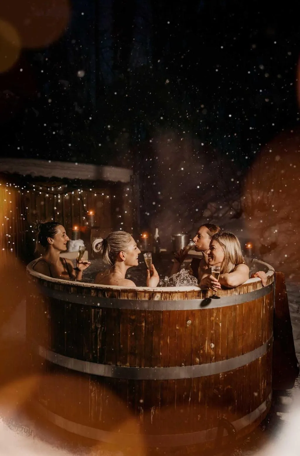 Hot Tub in Apartmany Vila Vista