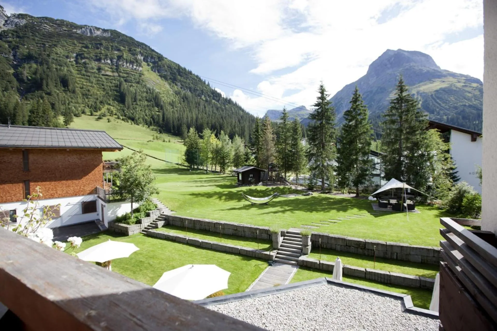 Garden in Hotel Berghof