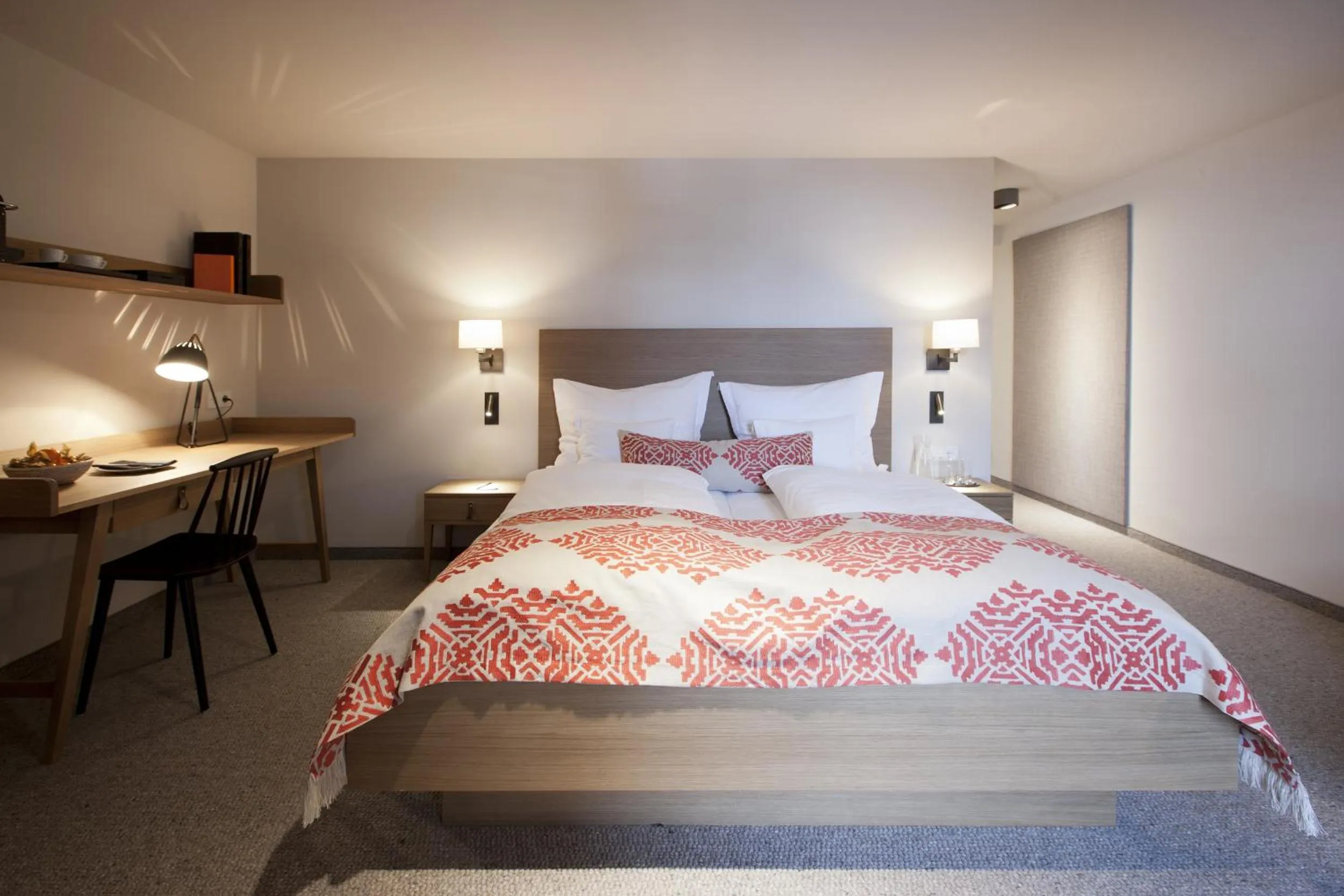 Bed in Hotel Berghof