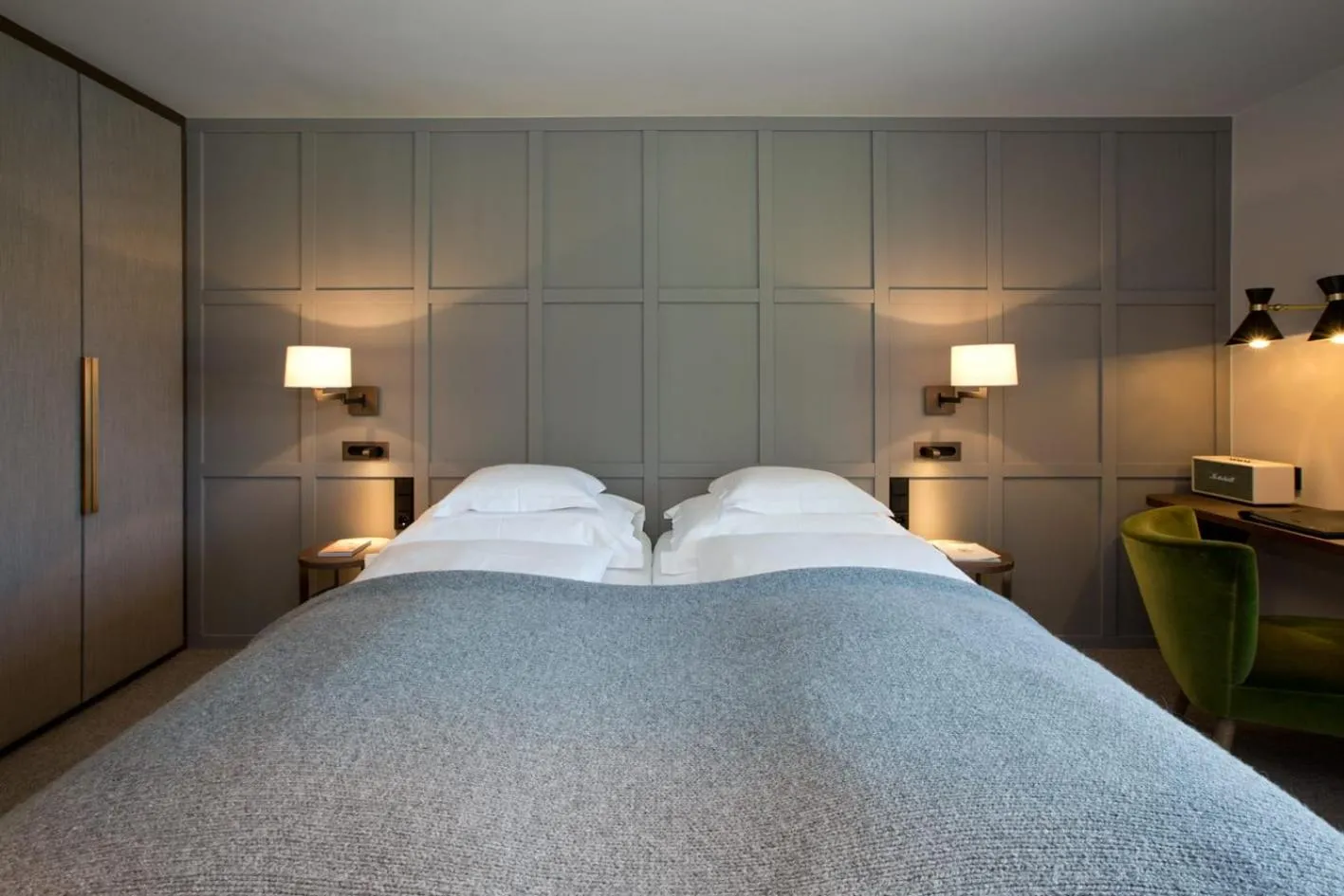 Bed in Hotel Berghof