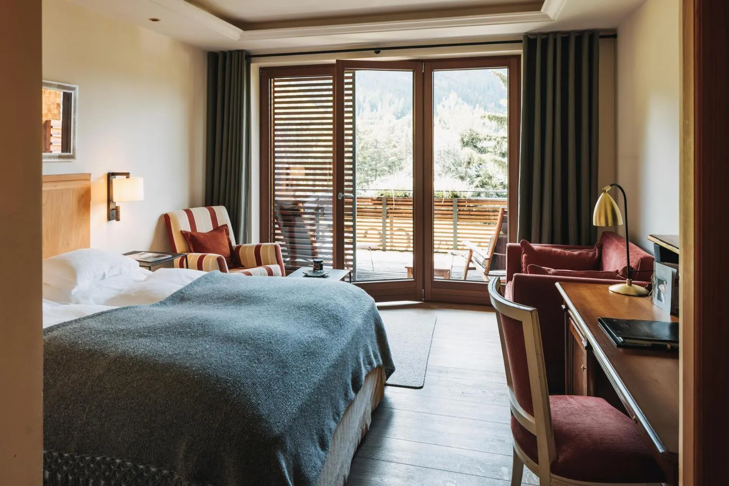 Bed in Hotel Berghof