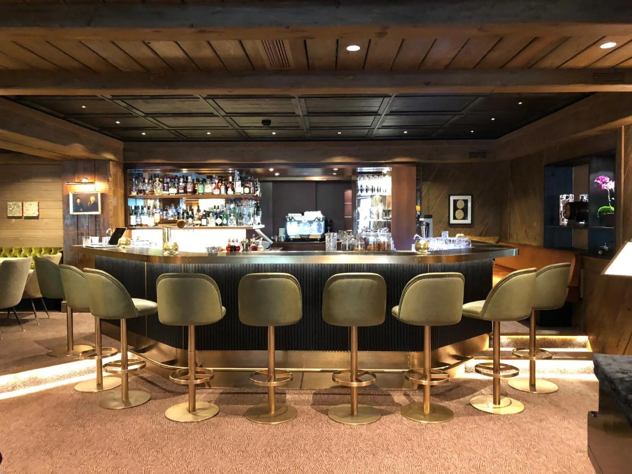 Lounge or bar in Hotel Berghof