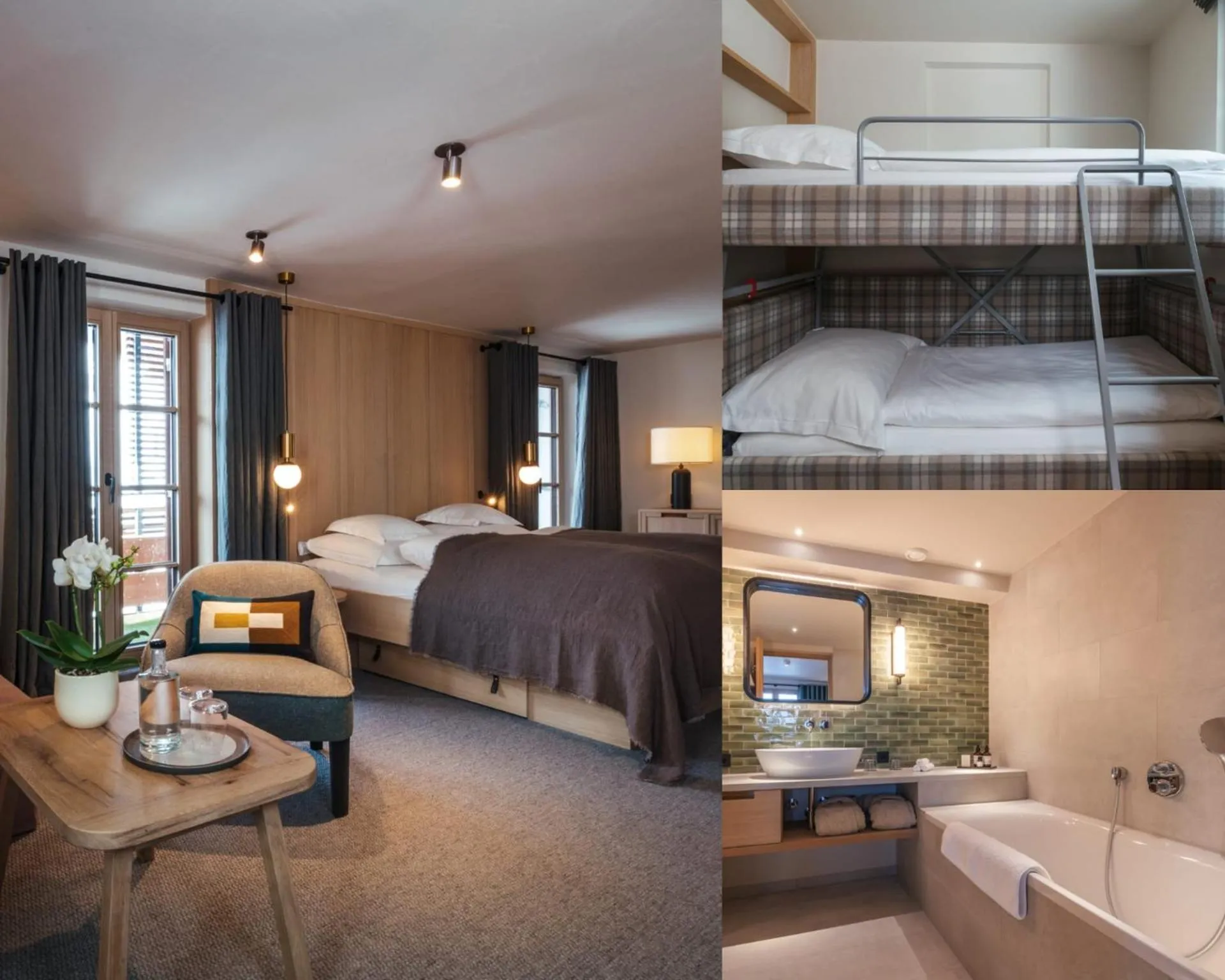 Bed in Hotel Berghof