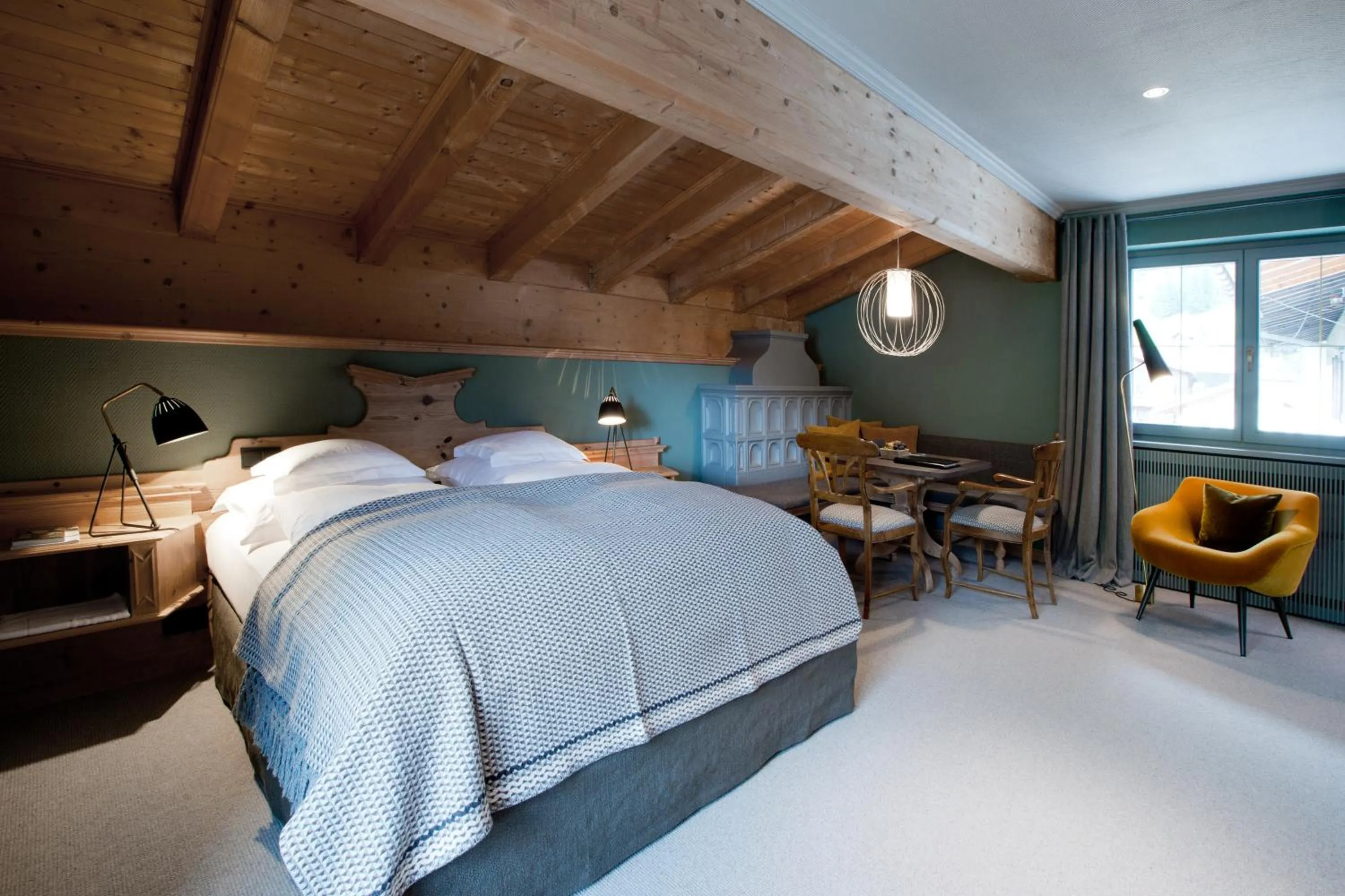 Bed in Hotel Berghof