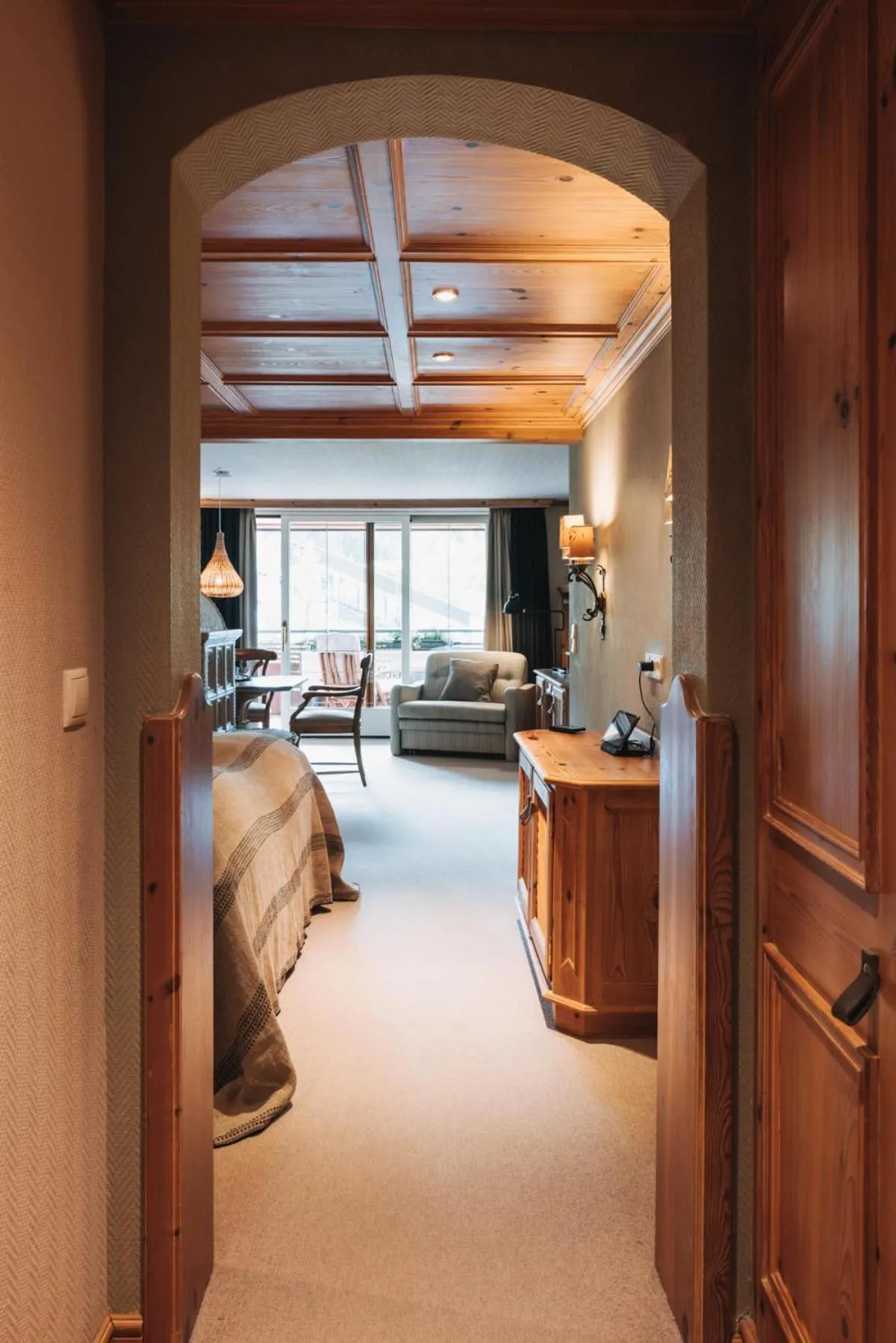 Photo of the whole room, Bed in Hotel Berghof