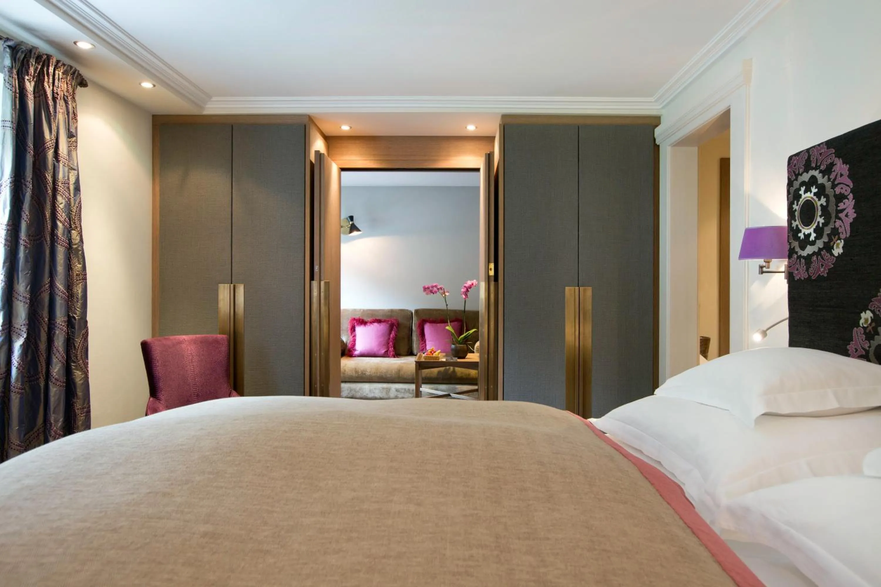 Bed in Hotel Berghof