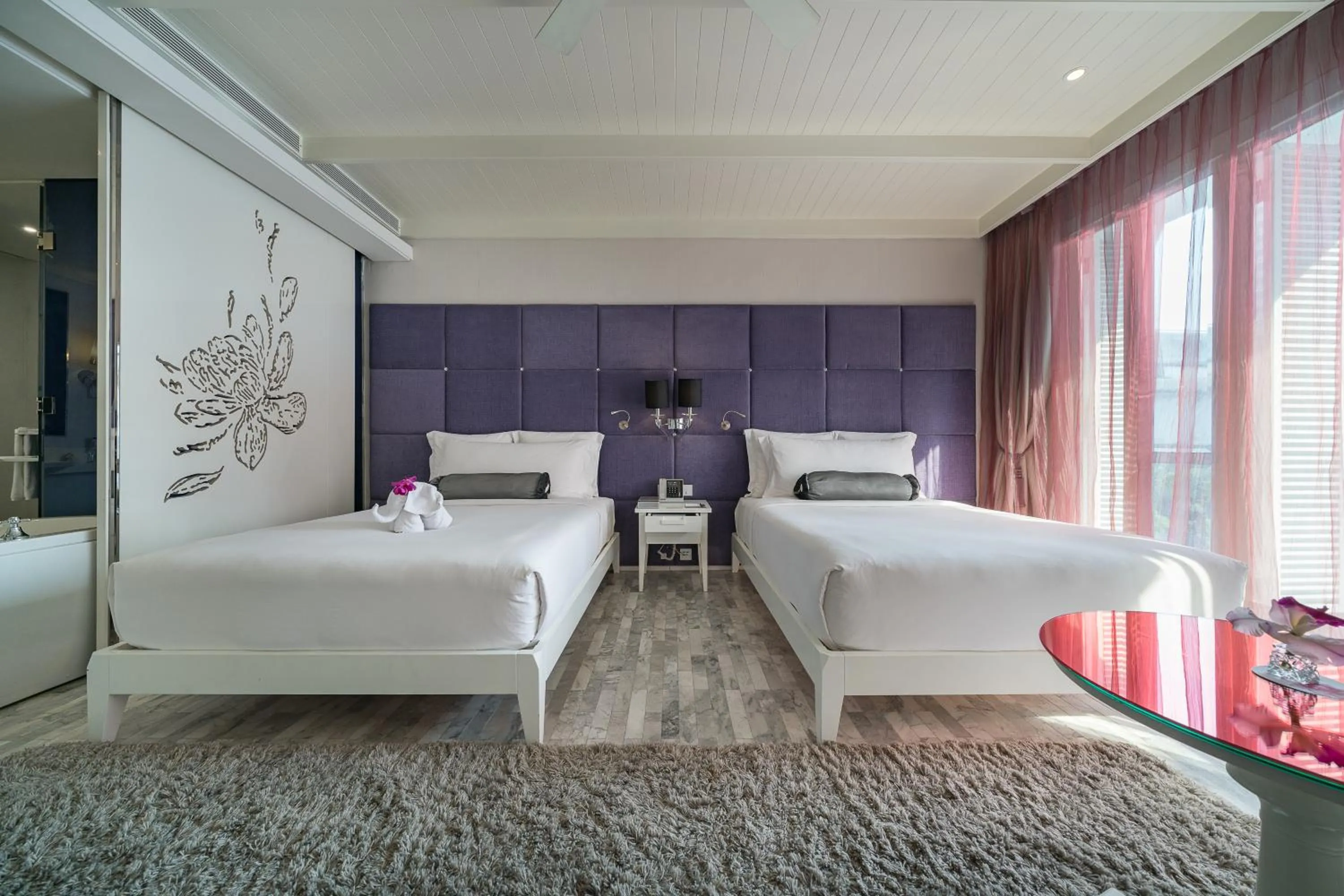 Bed in Hua Chang Heritage Hotel