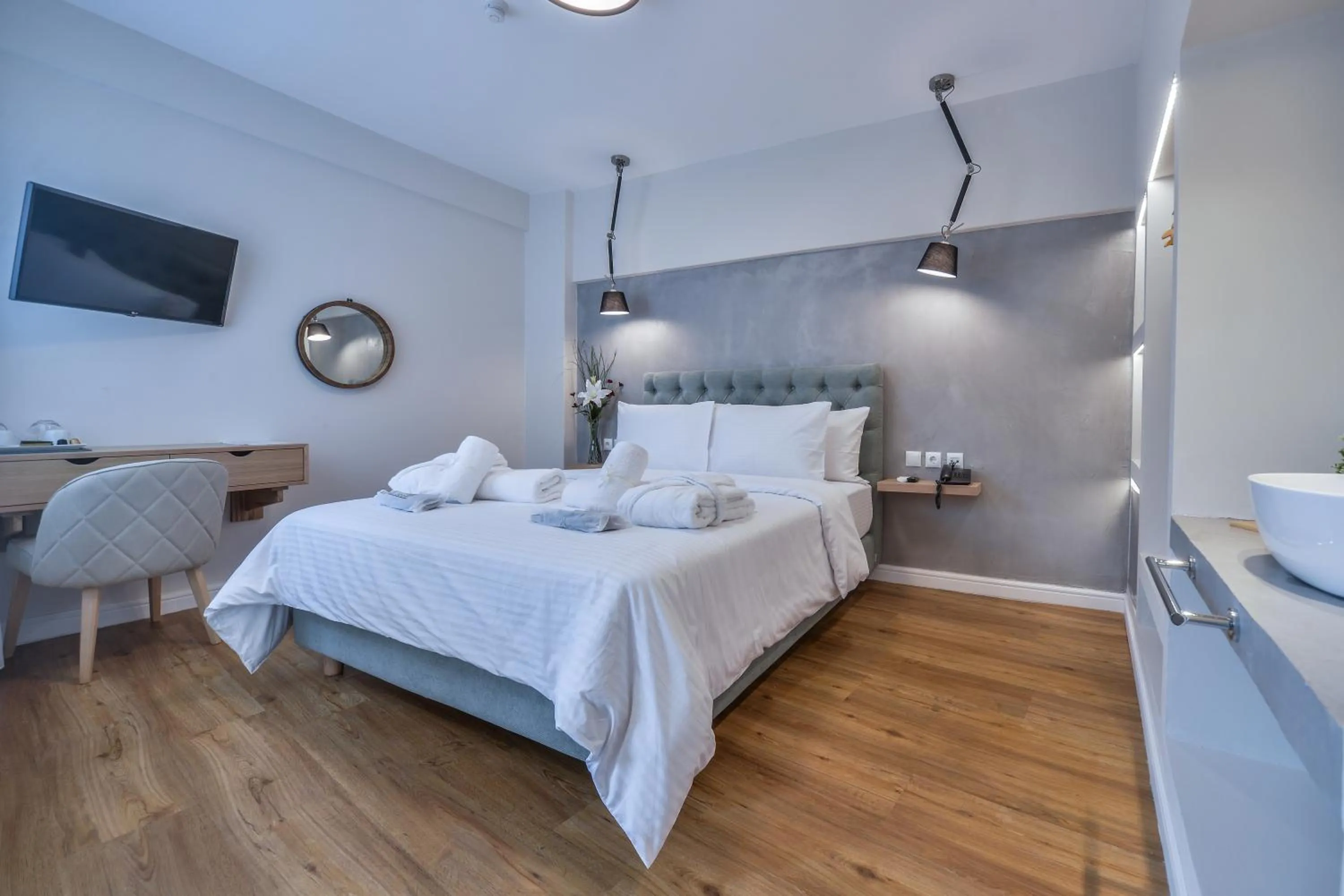 Photo of the whole room, Bed in A.P. Acropolis View Apartments