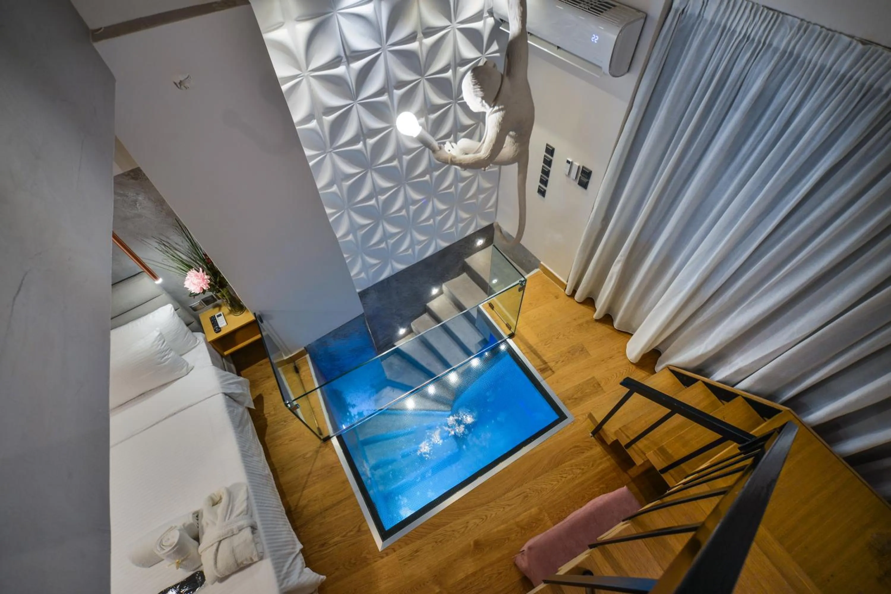 Swimming pool in A.P. Acropolis View Apartments