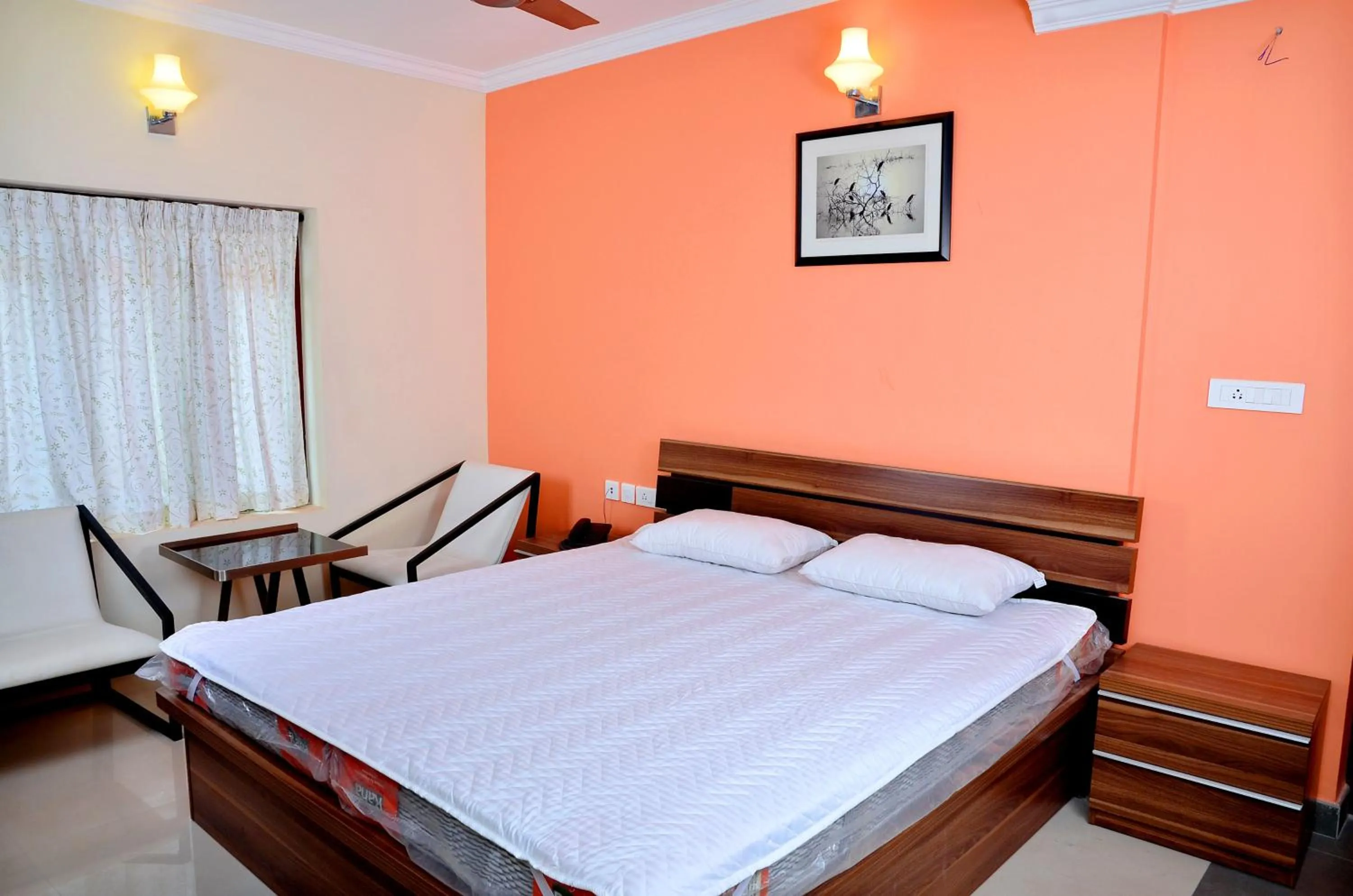 Living room, Bed in French Avenue