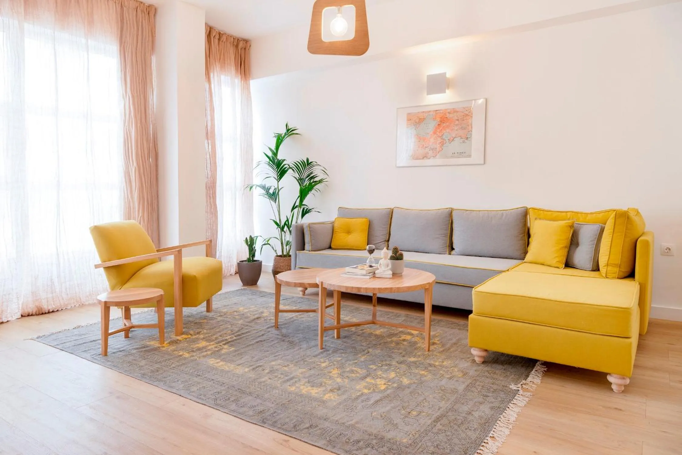 Living room in Maryflower Premium Apartments Piraeus