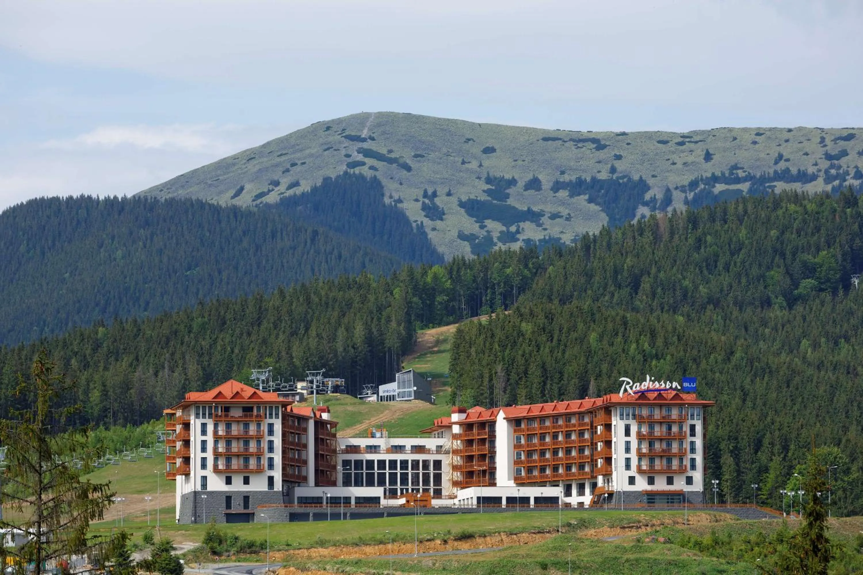 Property building in Radisson Blu Resort Bukovel