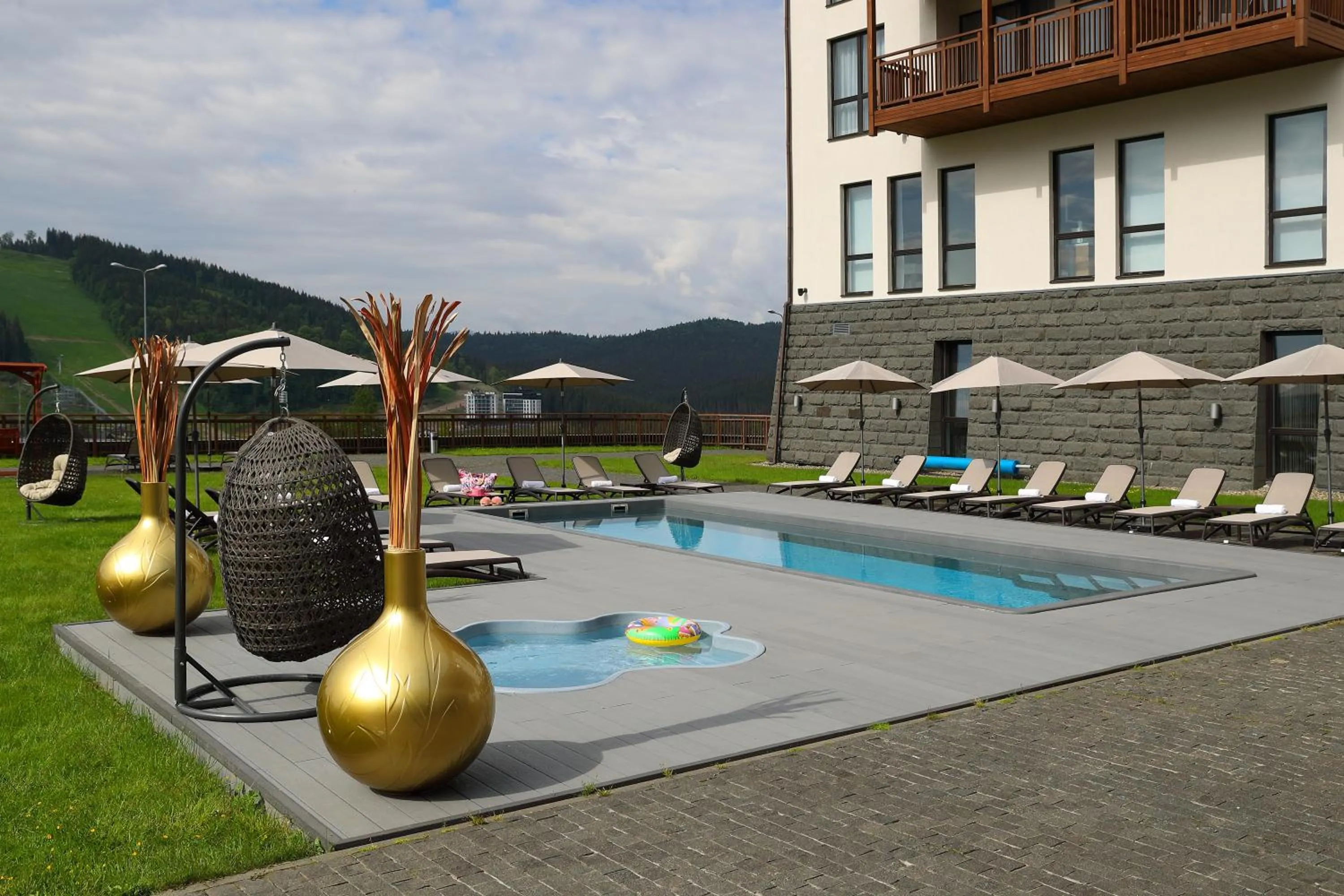 Swimming pool in Radisson Blu Resort Bukovel