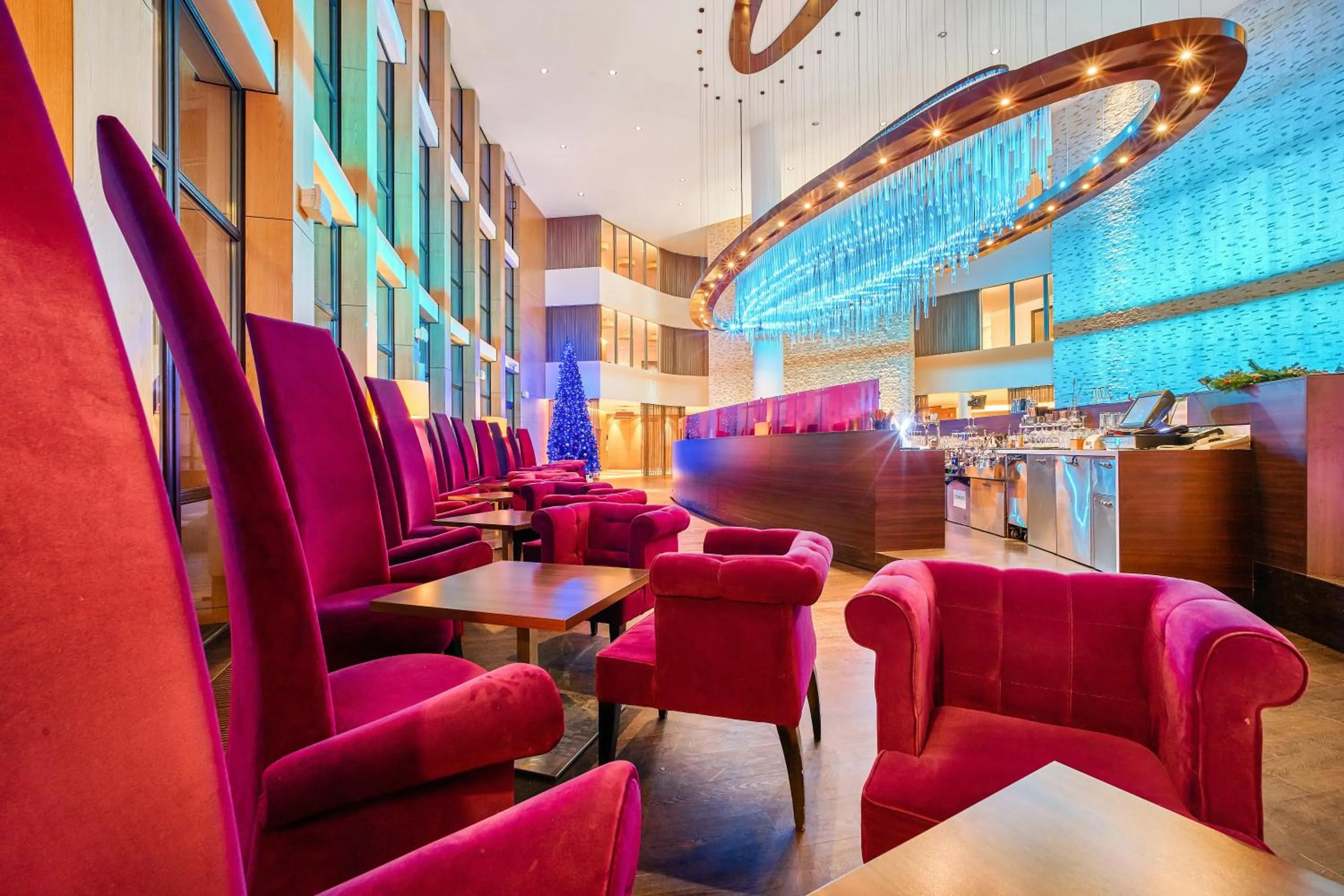 Lounge or bar in Radisson Blu Resort Bukovel