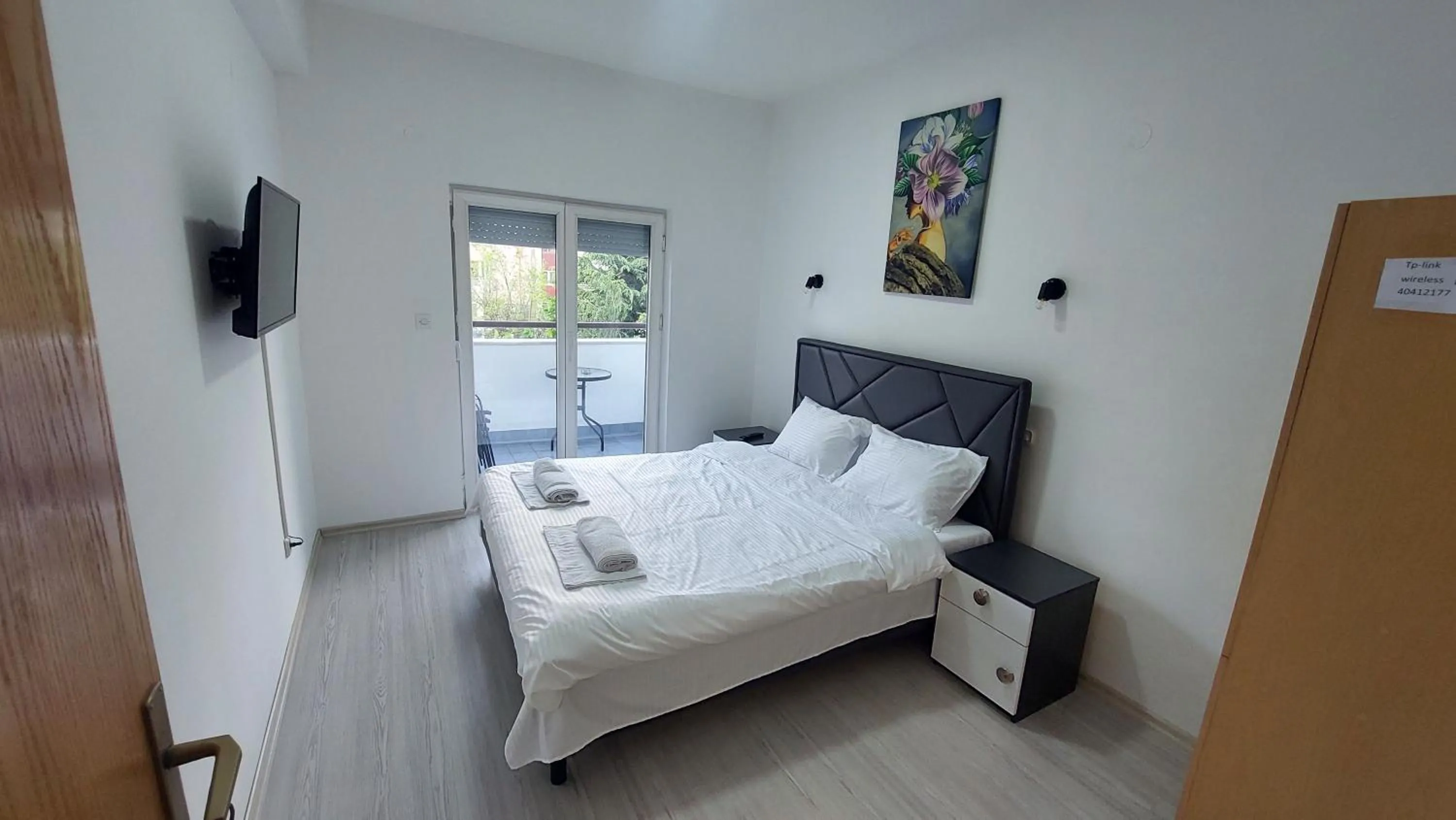Bed in Petreski Apartments 1