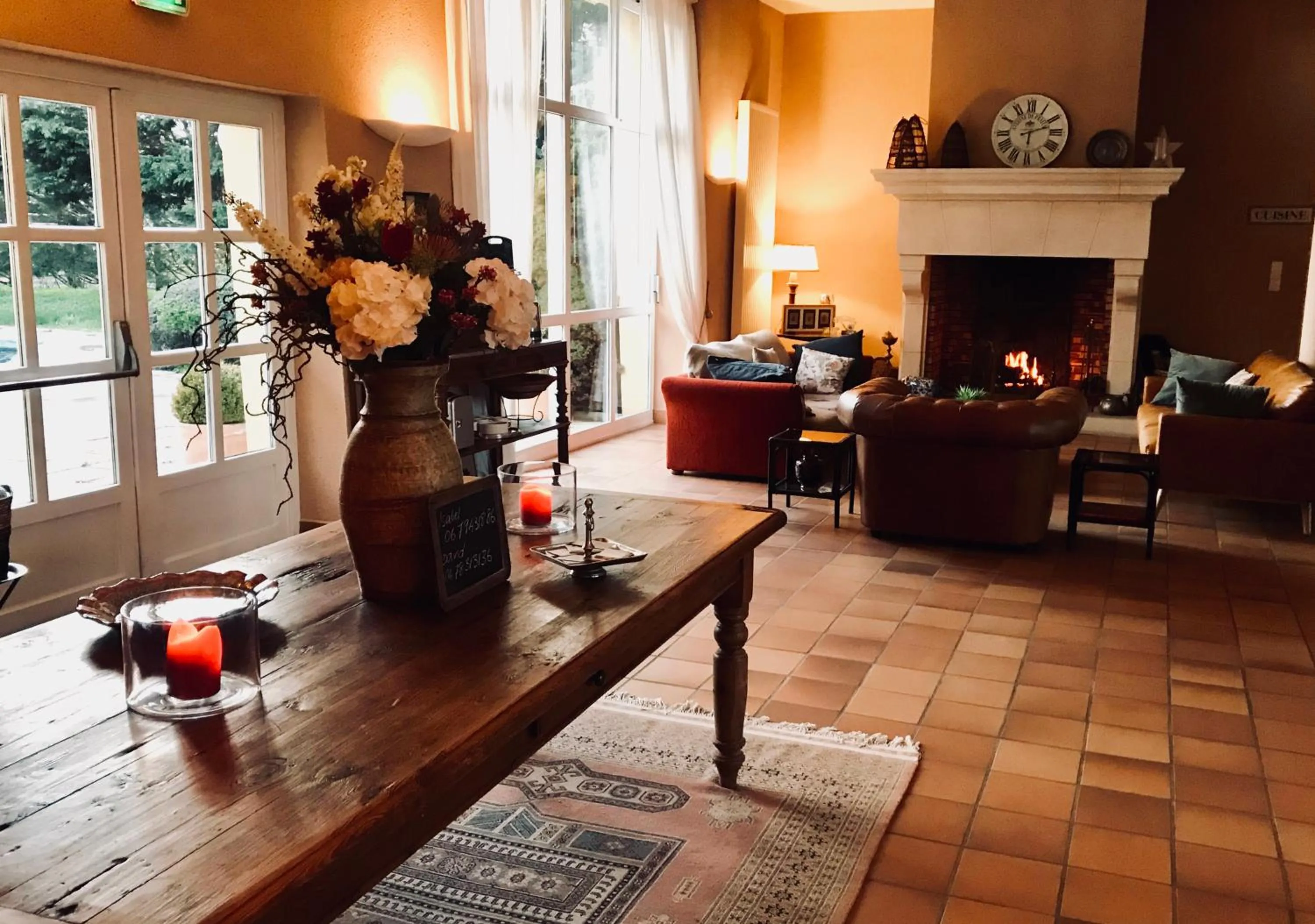 Lobby or reception in Fonsegre Chambres d'Hôtes