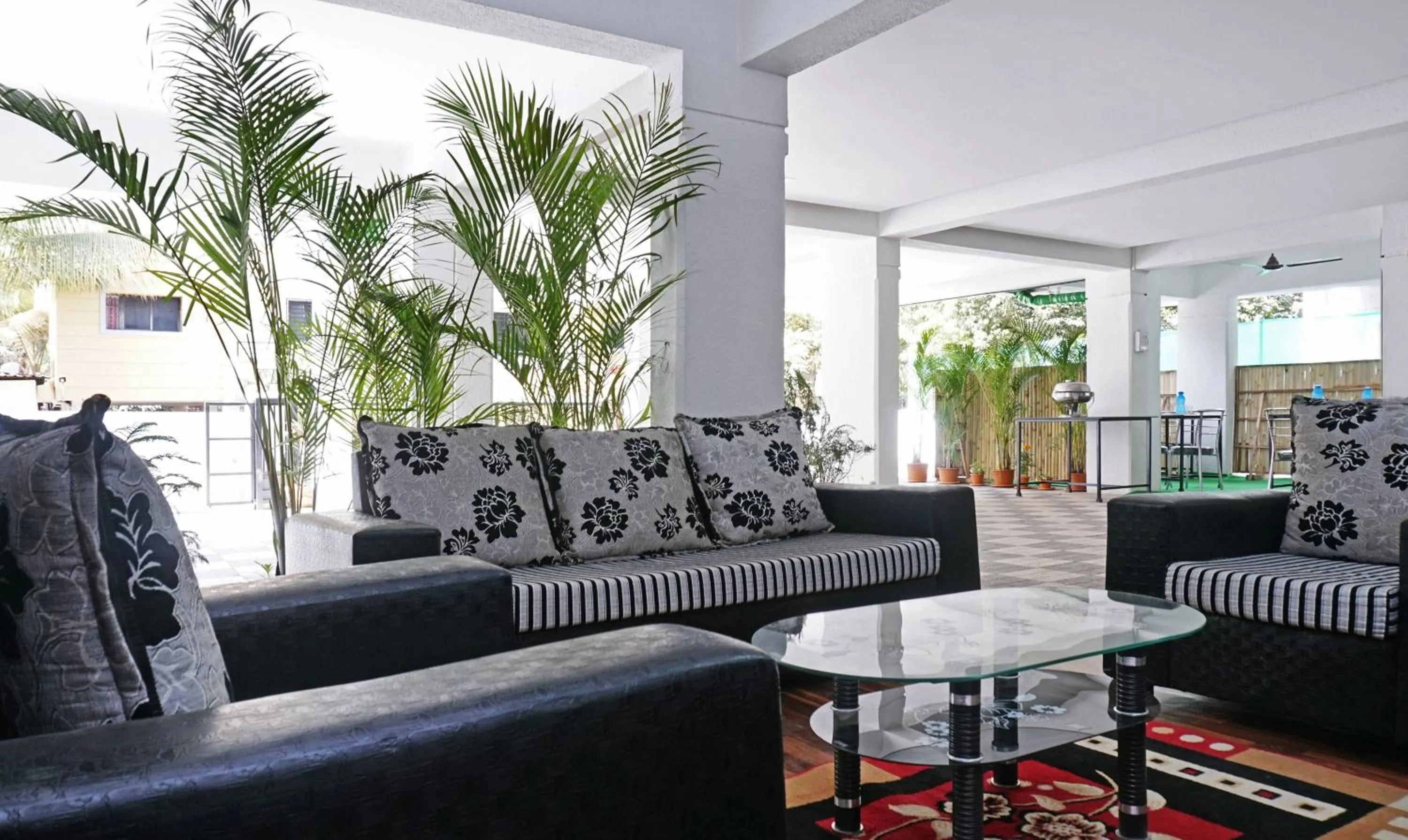 Seating area in Treebo Lotus Baner